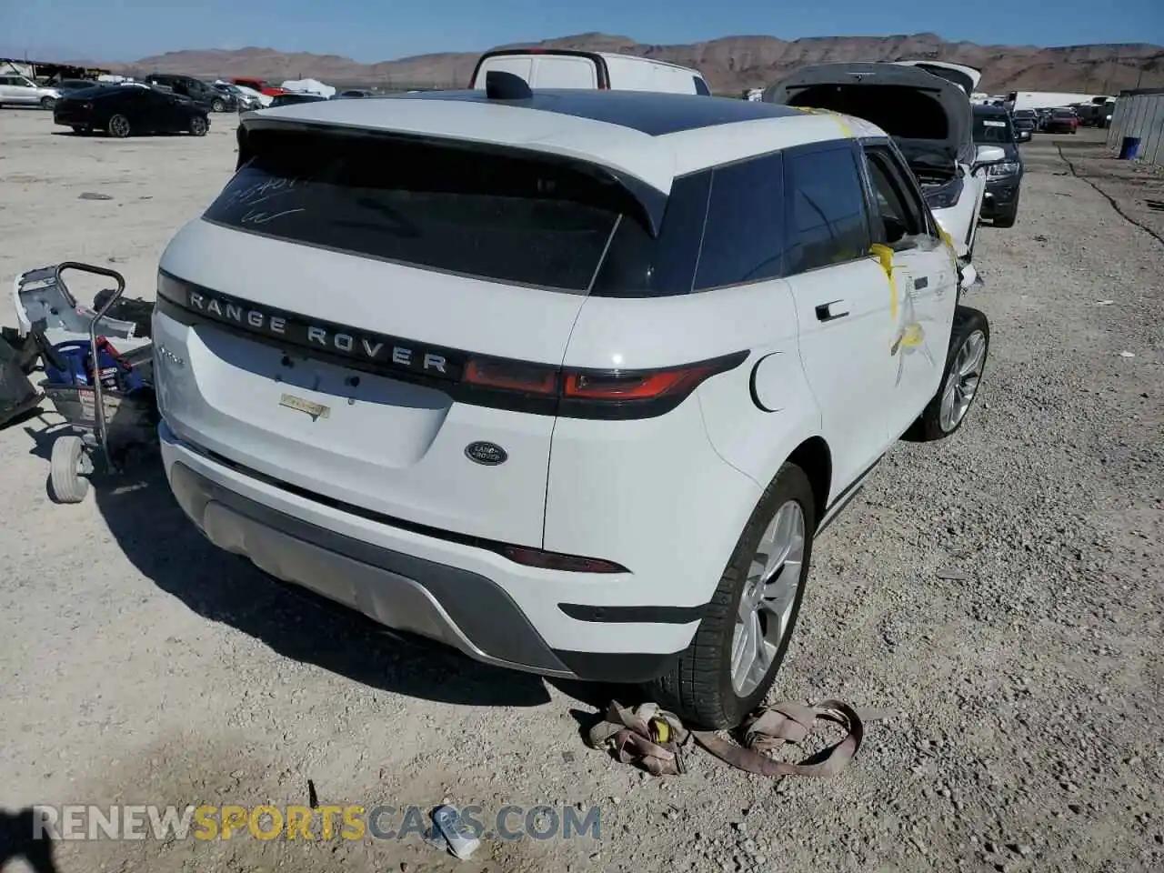 3 Photograph of a damaged car SALZJ2FX6MH130109 LAND ROVER RANGEROVER 2021
