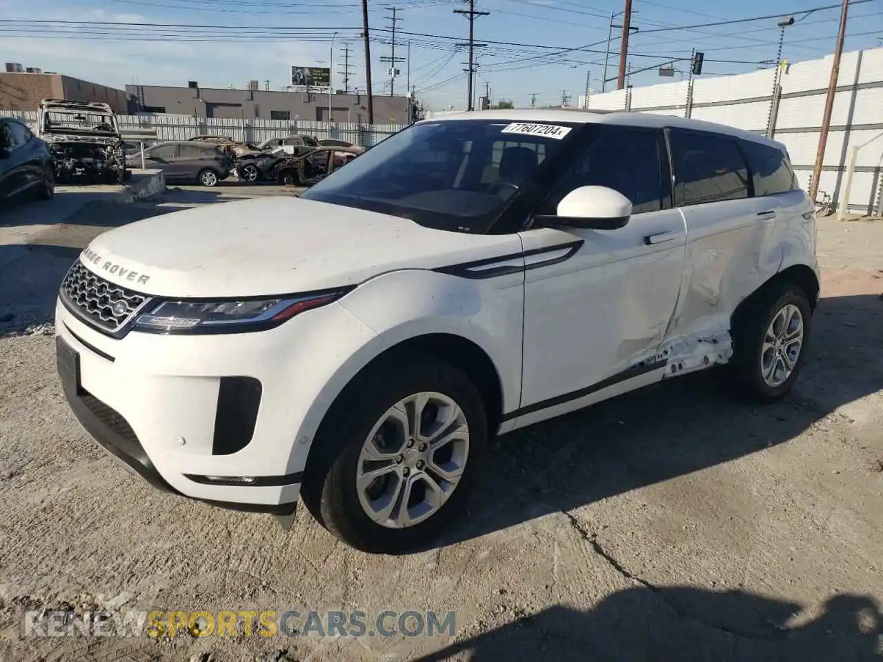 1 Фотография поврежденного автомобиля SALZJ2FX7MH123914 LAND ROVER RANGEROVER 2021