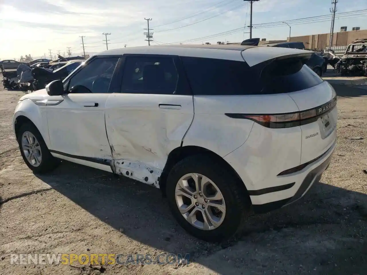 2 Фотография поврежденного автомобиля SALZJ2FX7MH123914 LAND ROVER RANGEROVER 2021