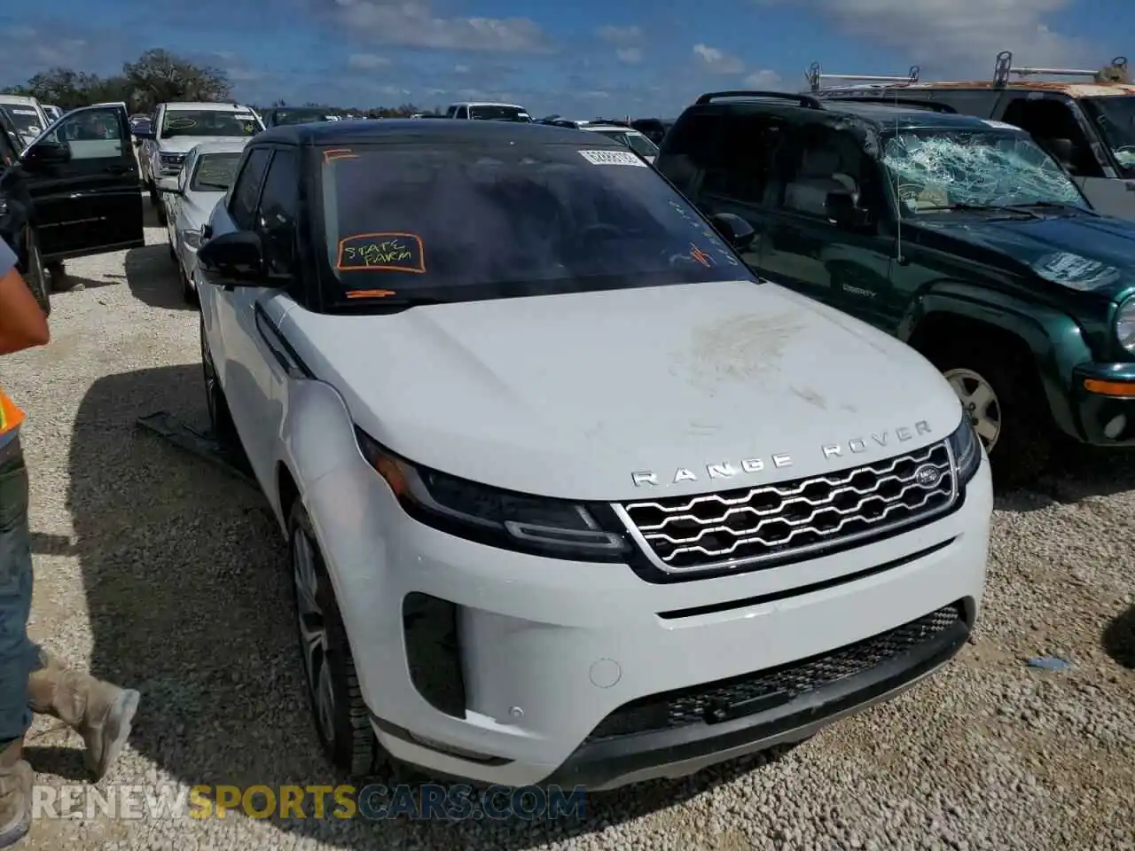 1 Photograph of a damaged car SALZP2FX5MH127054 LAND ROVER RANGEROVER 2021