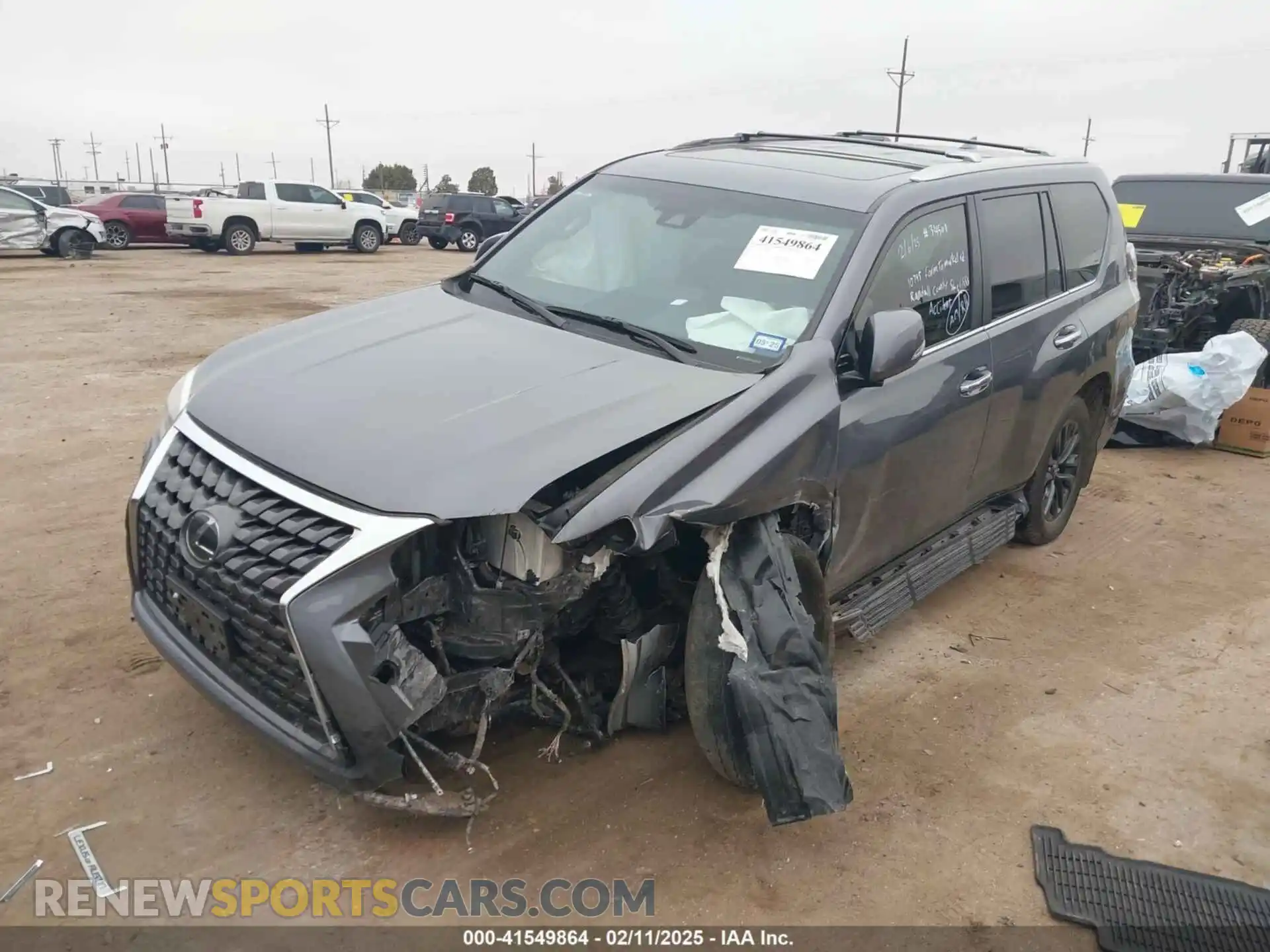 2 Photograph of a damaged car JTJAM7BX3P5349949 LEXUS 460 2023