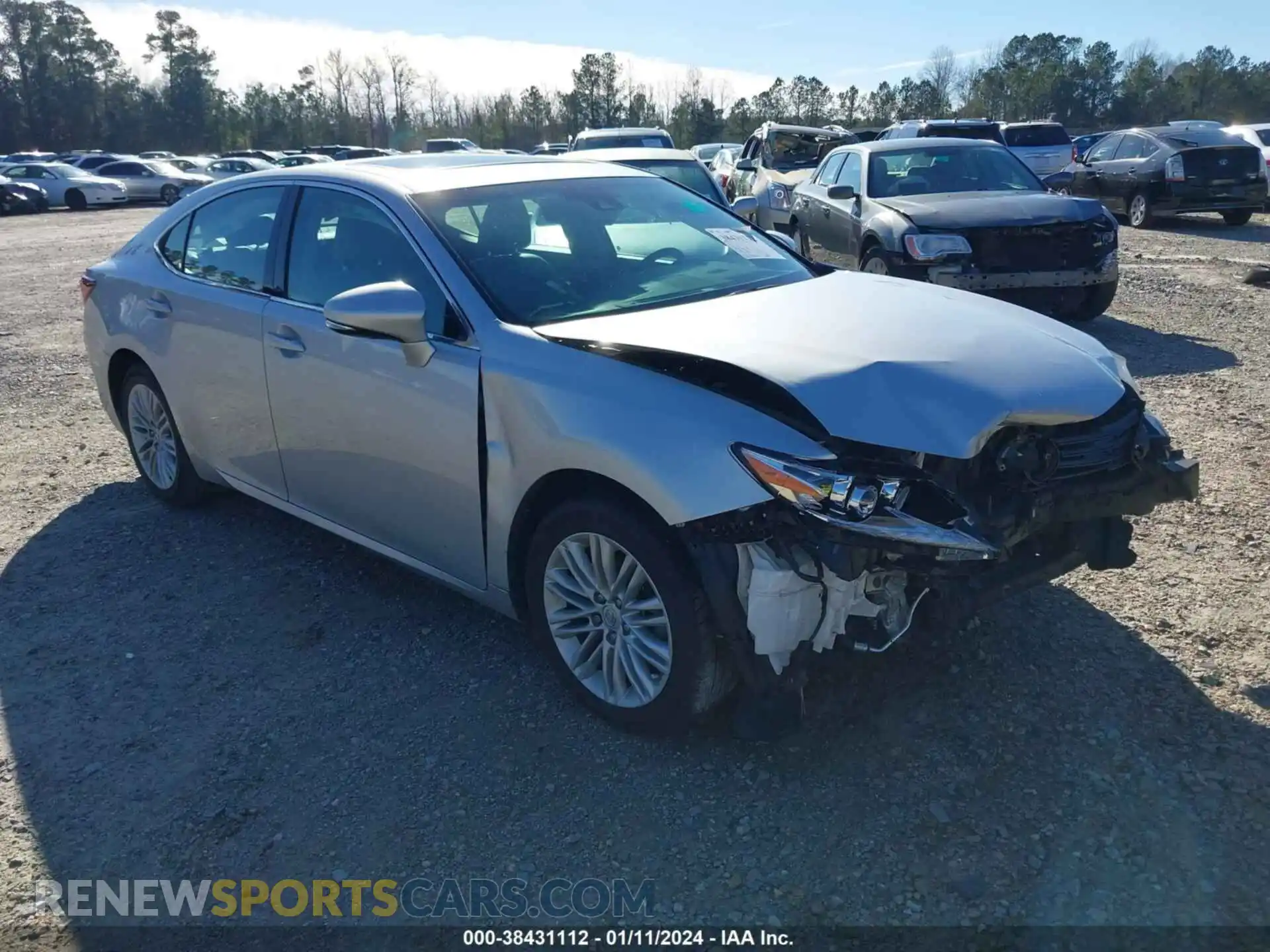 1 Photograph of a damaged car 58ABK1GG3HU039962 LEXUS ES 2017