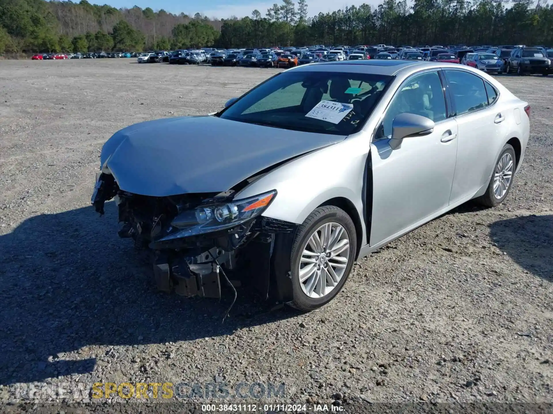 2 Photograph of a damaged car 58ABK1GG3HU039962 LEXUS ES 2017