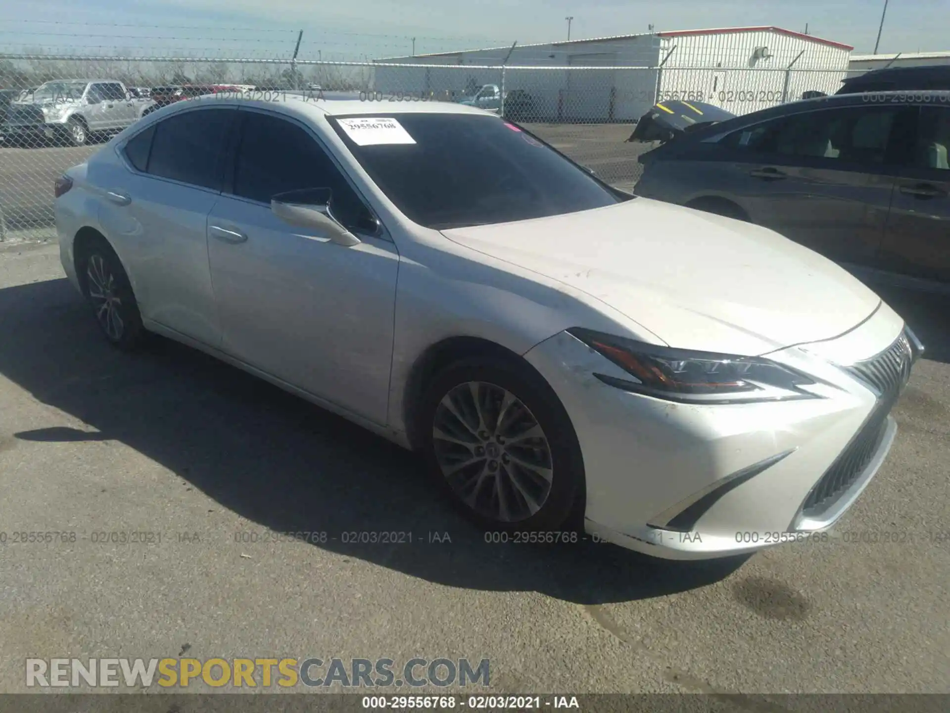 1 Photograph of a damaged car 58ABZ1B10KU010716 LEXUS ES 2019