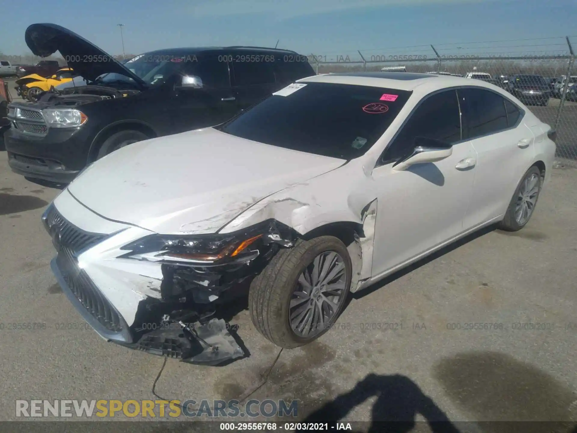 2 Photograph of a damaged car 58ABZ1B10KU010716 LEXUS ES 2019