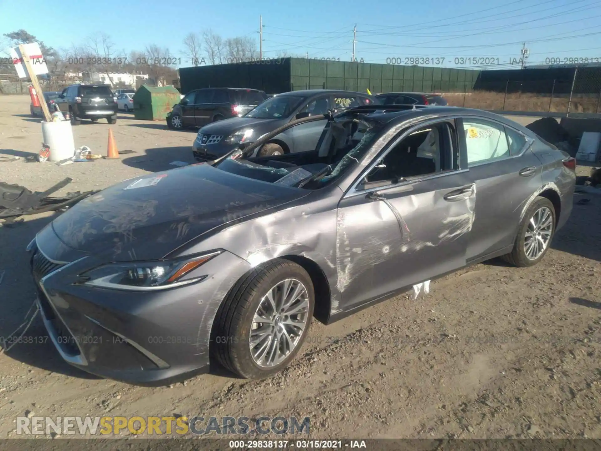 2 Photograph of a damaged car 58ABZ1B10KU042694 LEXUS ES 2019