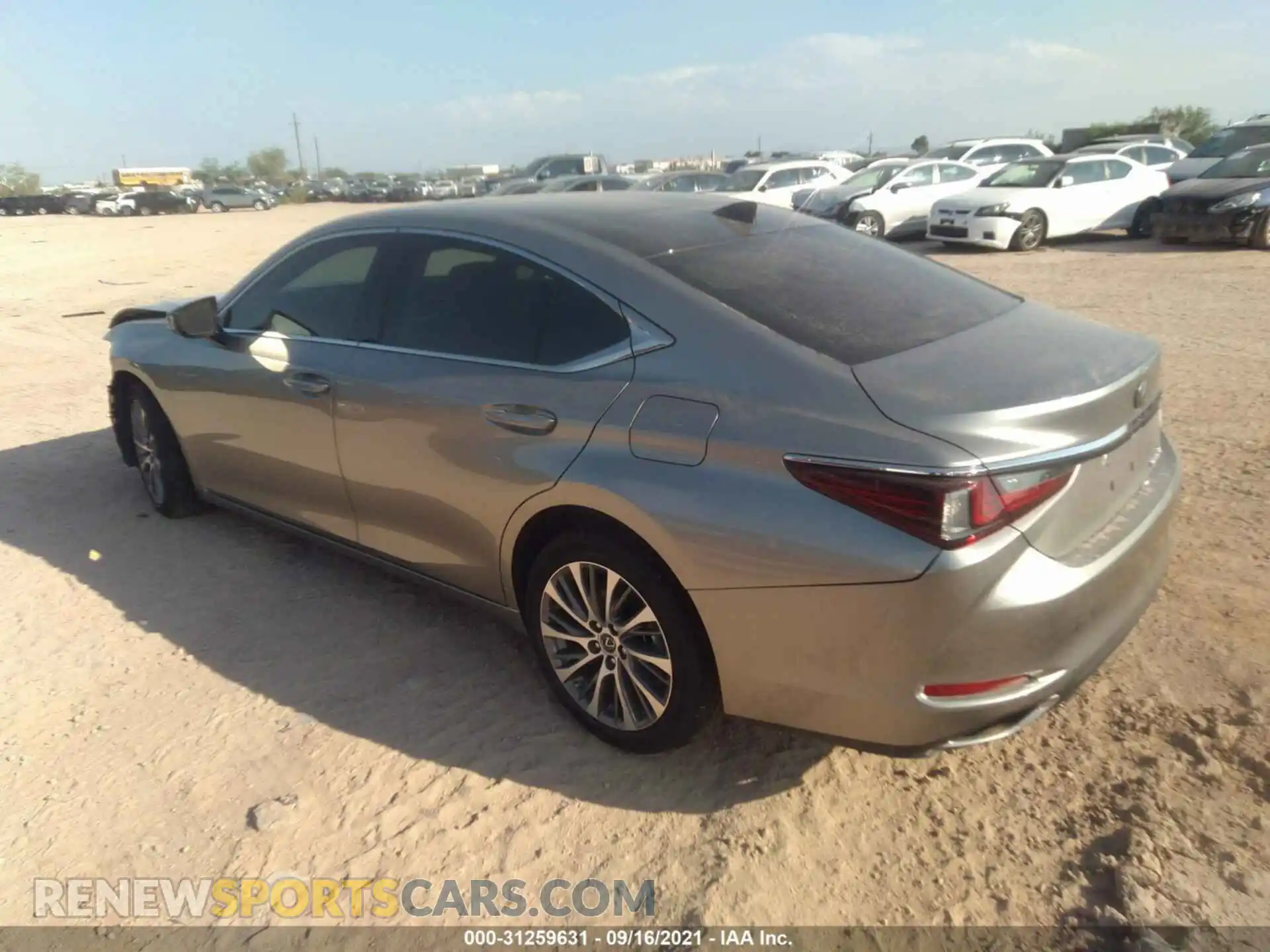 3 Photograph of a damaged car 58ABZ1B10KU042968 LEXUS ES 2019