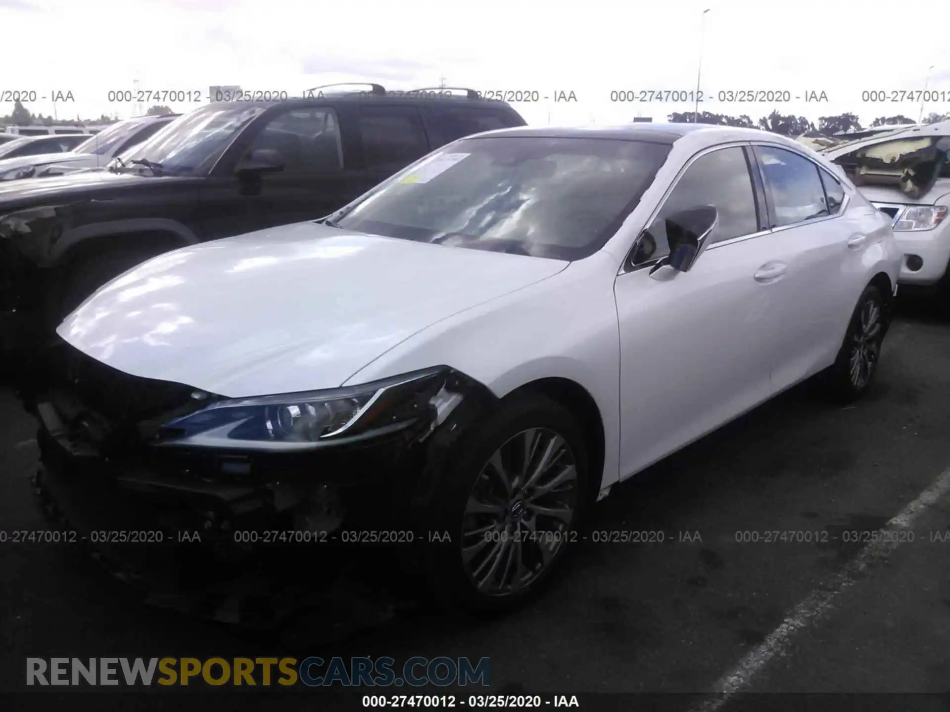 2 Photograph of a damaged car 58ABZ1B11KU005508 LEXUS ES 2019