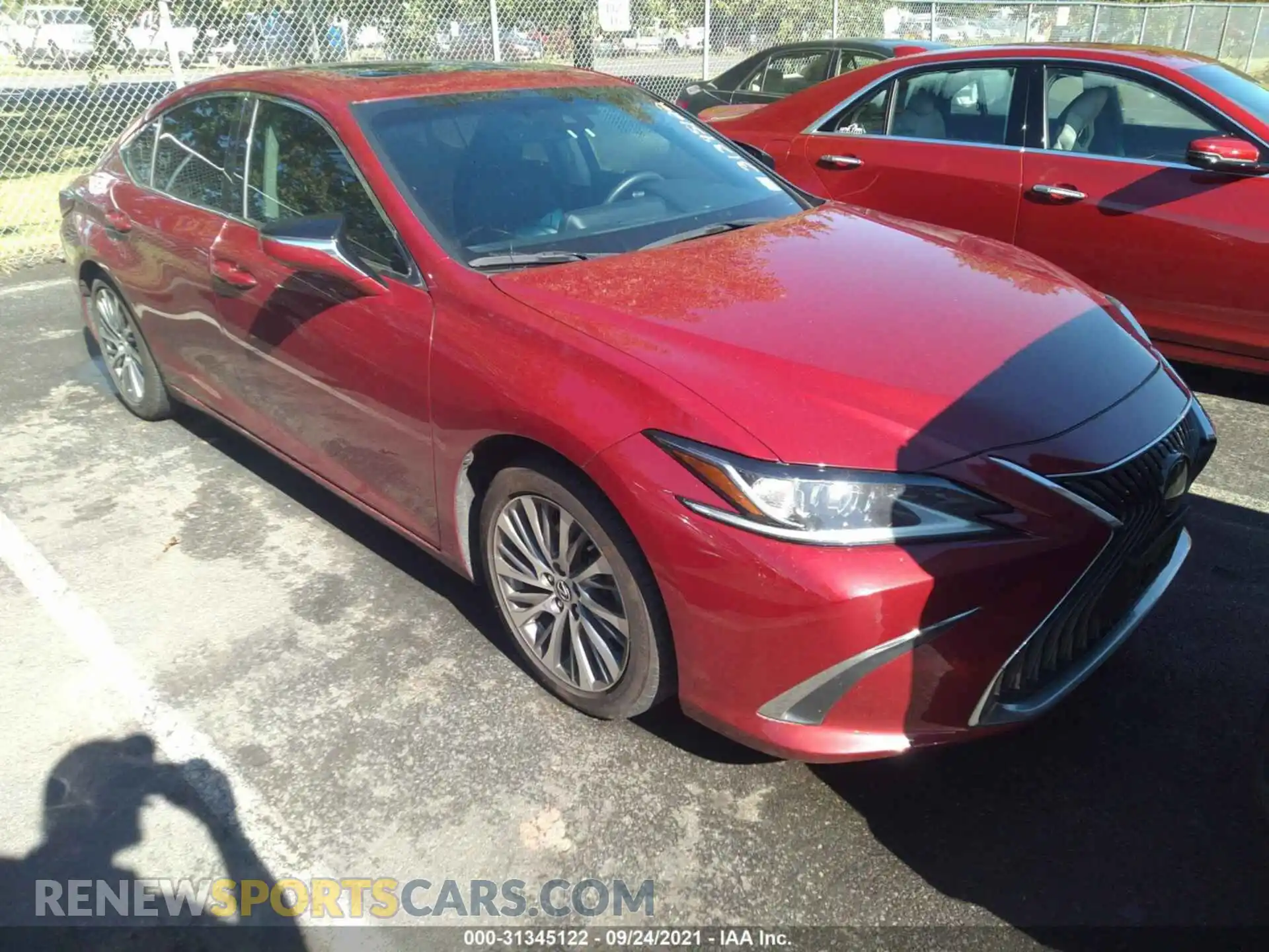 1 fotografías del automóvil dañado 58ABZ1B13KU011021 LEXUS ES 2019