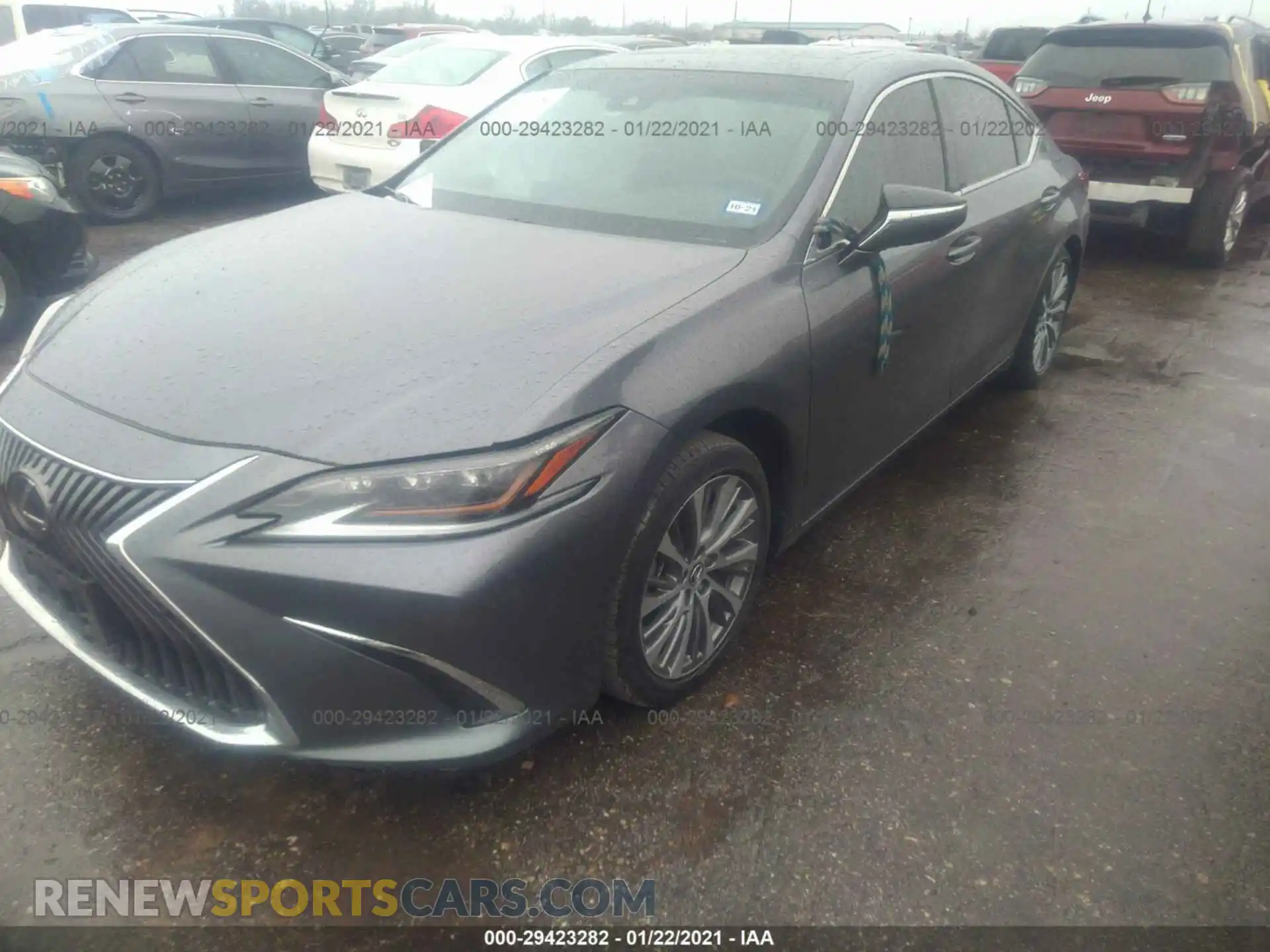 2 Photograph of a damaged car 58ABZ1B14KU028572 LEXUS ES 2019