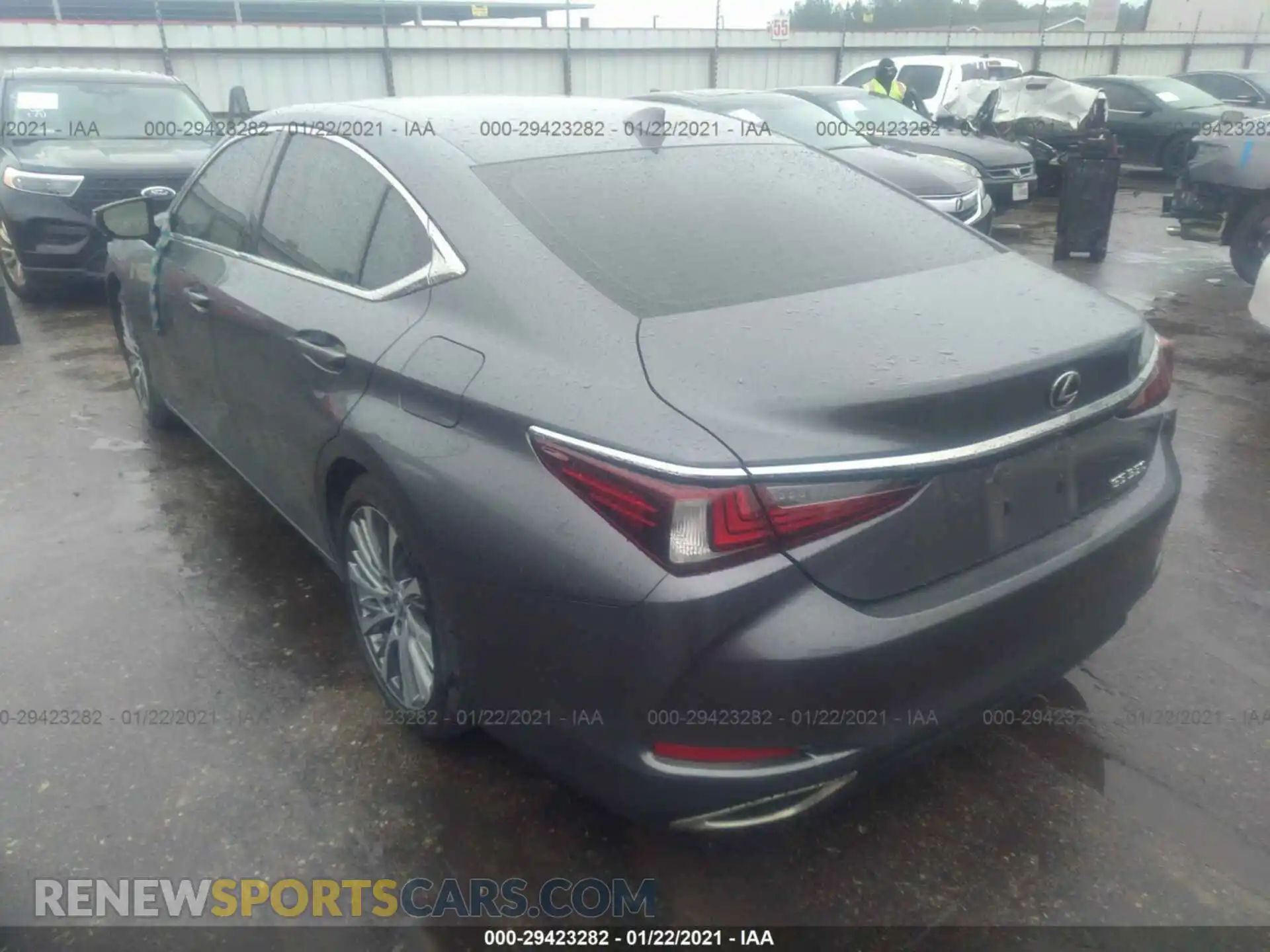 3 Photograph of a damaged car 58ABZ1B14KU028572 LEXUS ES 2019