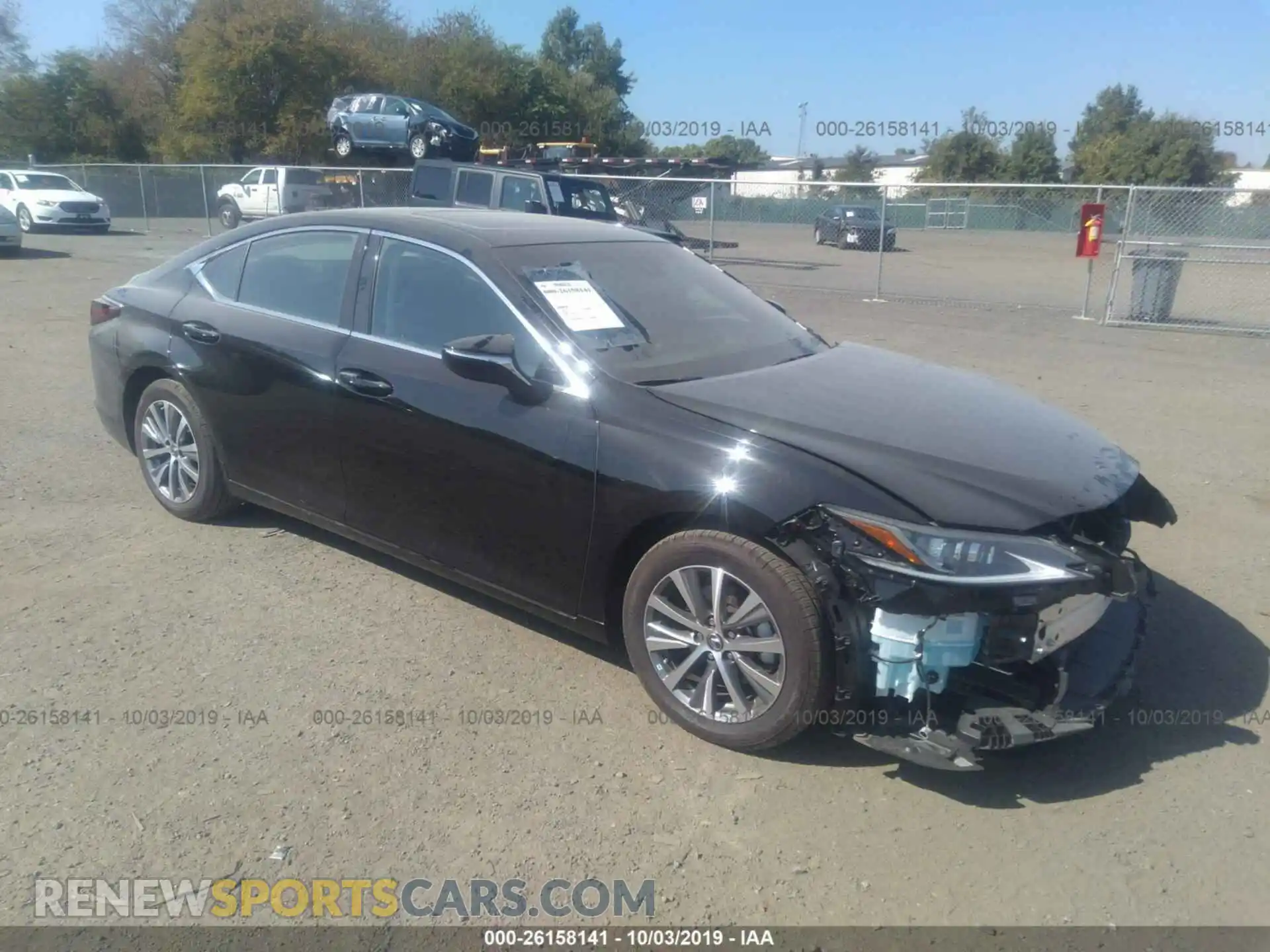 1 Photograph of a damaged car 58ABZ1B14KU030600 LEXUS ES 2019