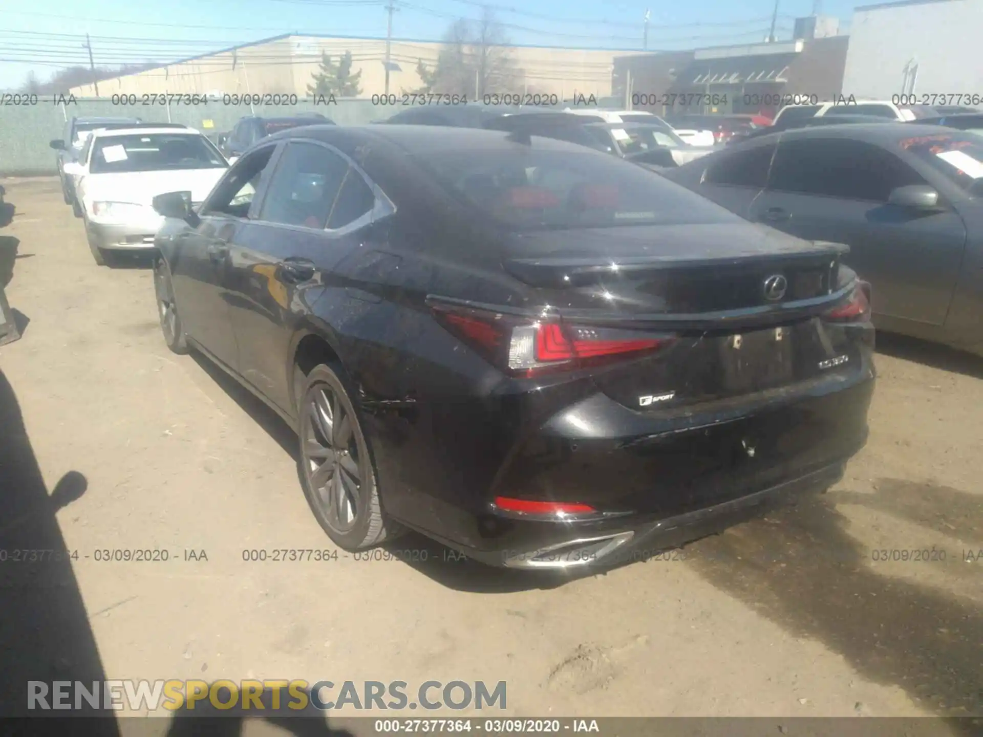3 Photograph of a damaged car 58ABZ1B15KU006287 LEXUS ES 2019