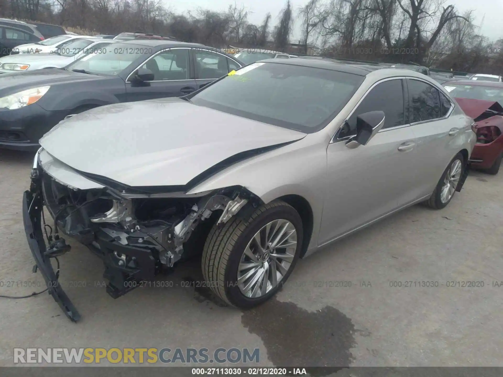 2 Photograph of a damaged car 58ABZ1B15KU021968 LEXUS ES 2019