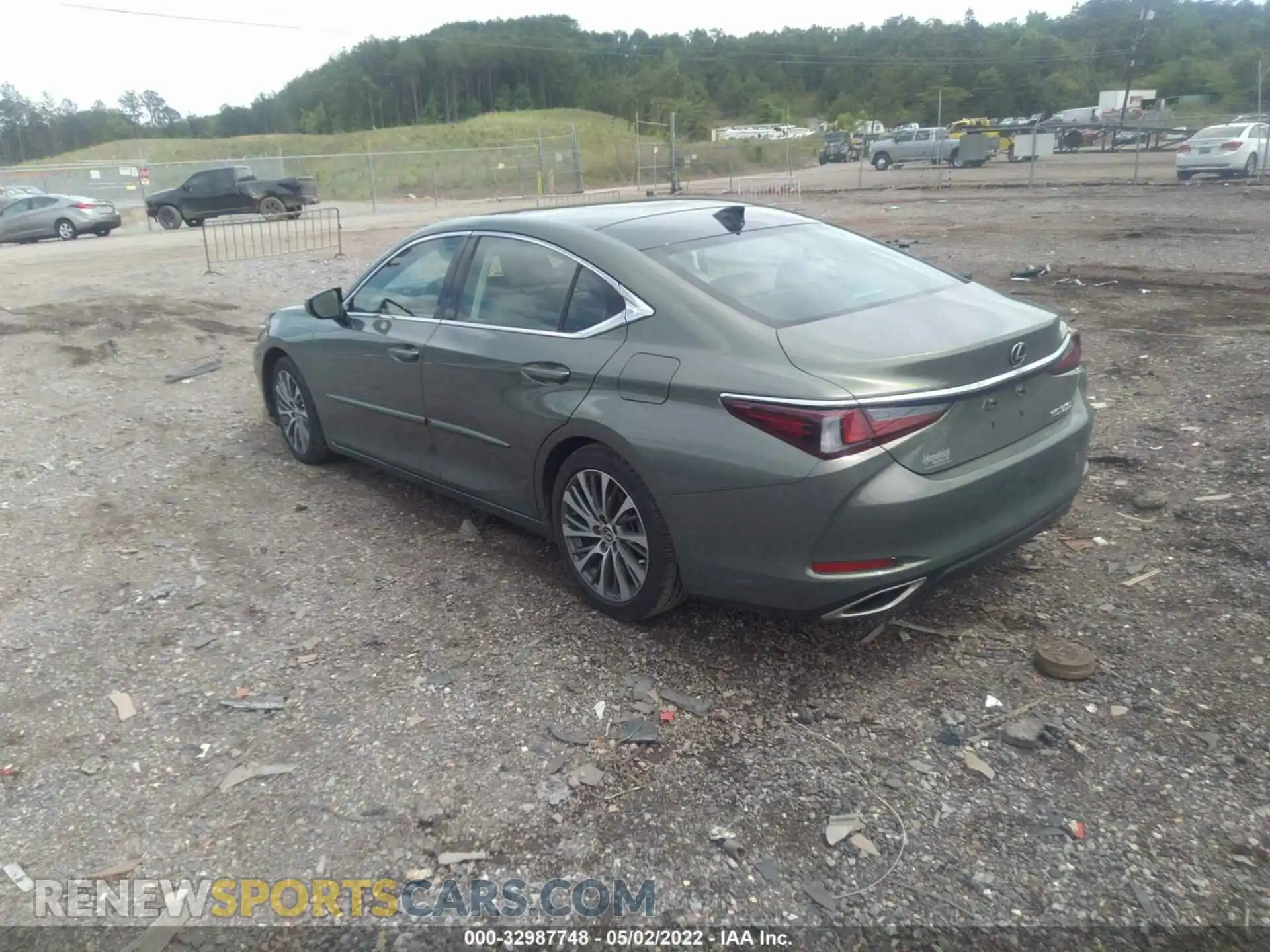 3 fotografías del automóvil dañado 58ABZ1B15KU030072 LEXUS ES 2019