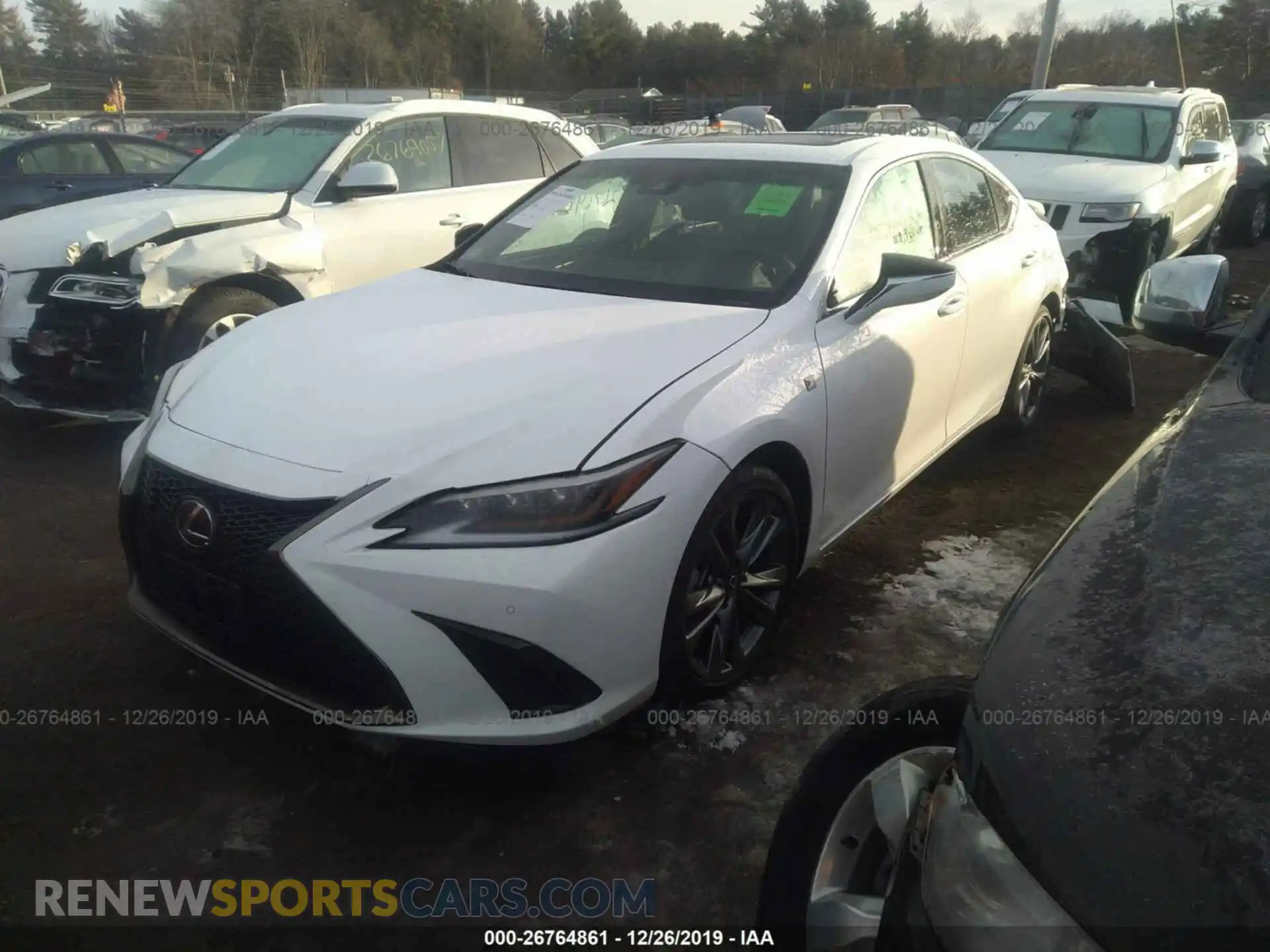 2 Photograph of a damaged car 58ABZ1B16KU023308 LEXUS ES 2019