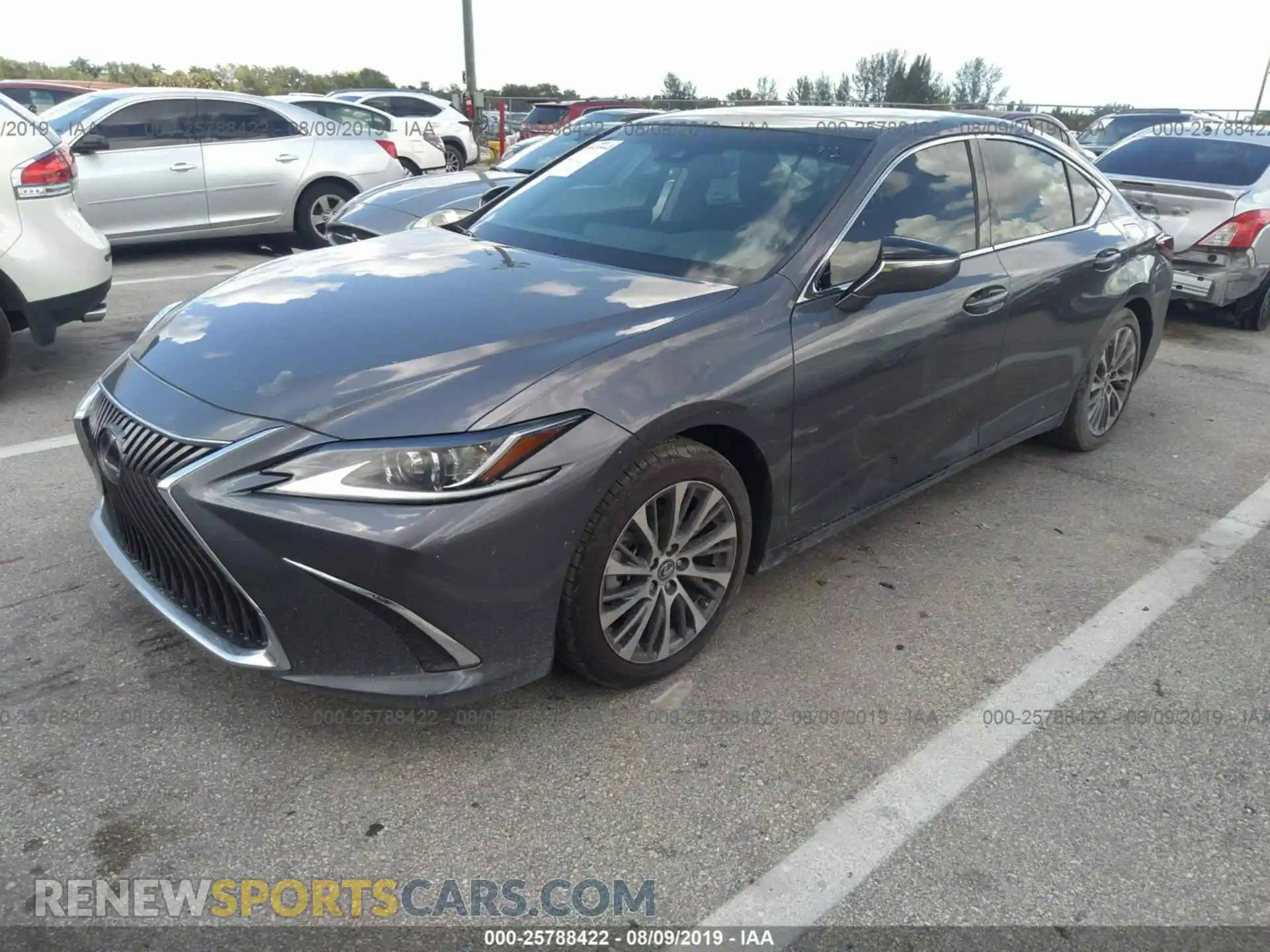2 Photograph of a damaged car 58ABZ1B17KU024130 LEXUS ES 2019