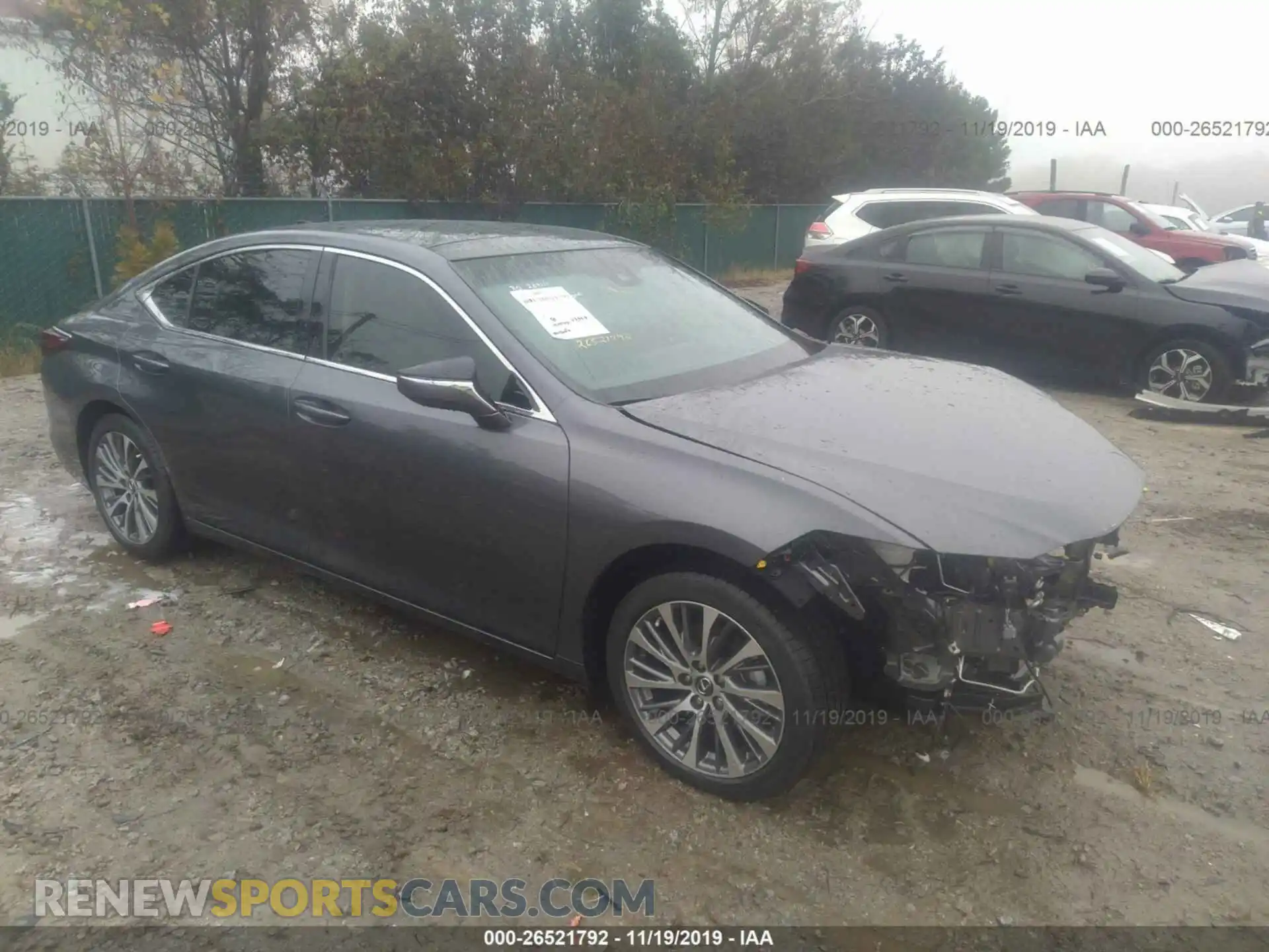 1 Photograph of a damaged car 58ABZ1B17KU034768 LEXUS ES 2019