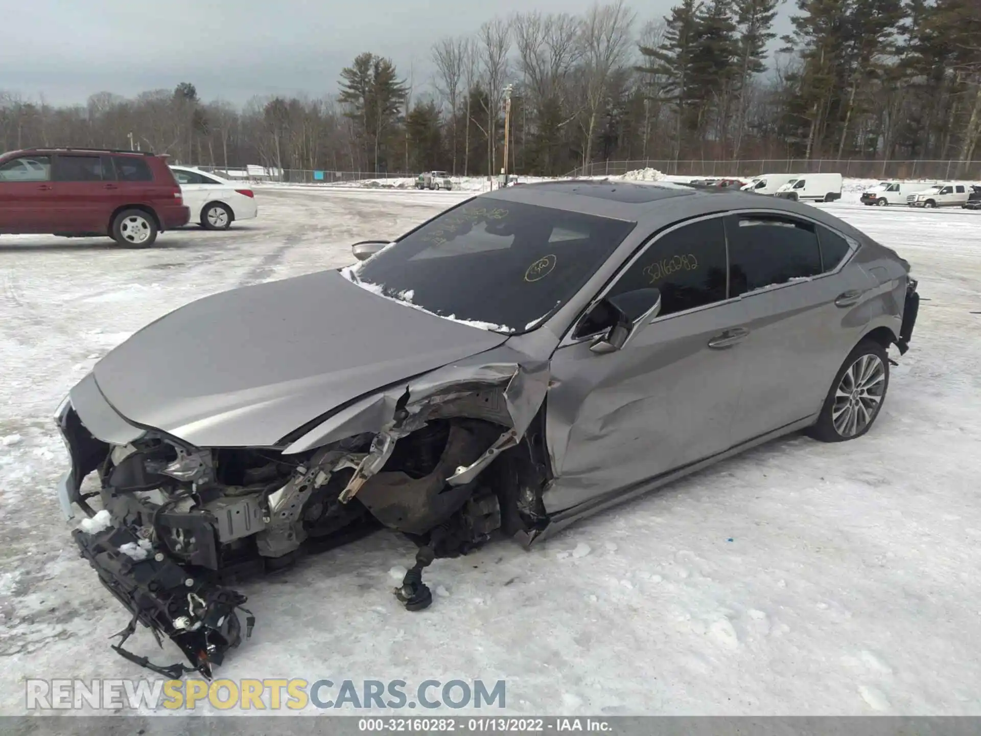 2 Photograph of a damaged car 58ABZ1B17KU045950 LEXUS ES 2019
