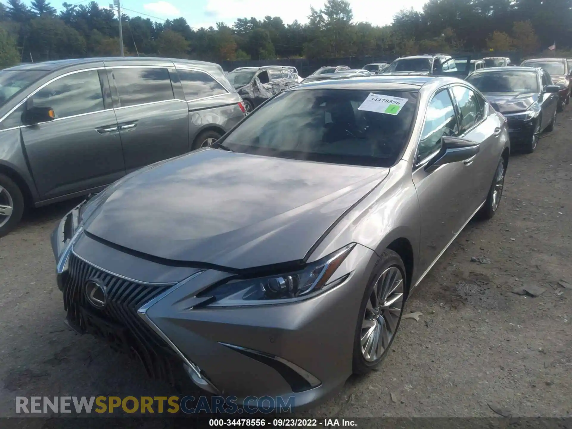 2 Фотография поврежденного автомобиля 58ABZ1B19KU016045 LEXUS ES 2019
