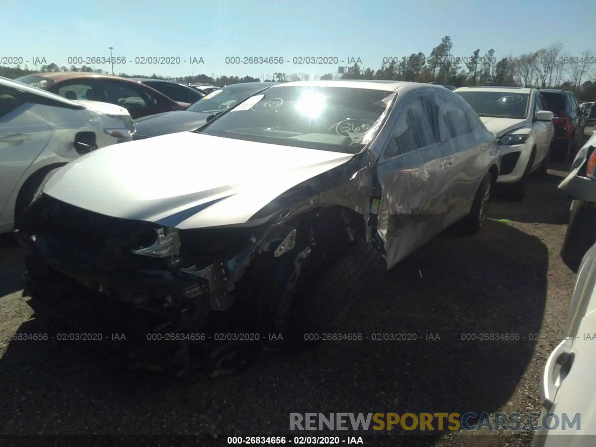2 Photograph of a damaged car 58ABZ1B19KU022301 LEXUS ES 2019