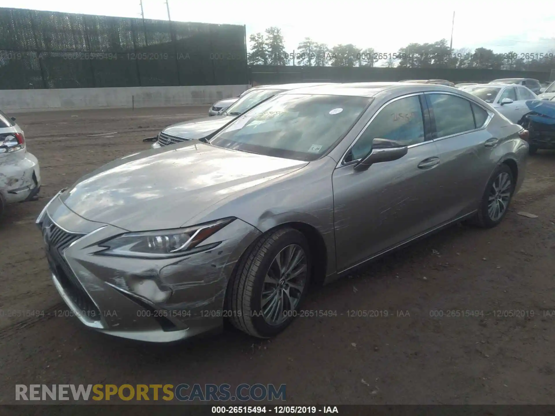 2 Photograph of a damaged car 58ABZ1B1XKU013963 LEXUS ES 2019