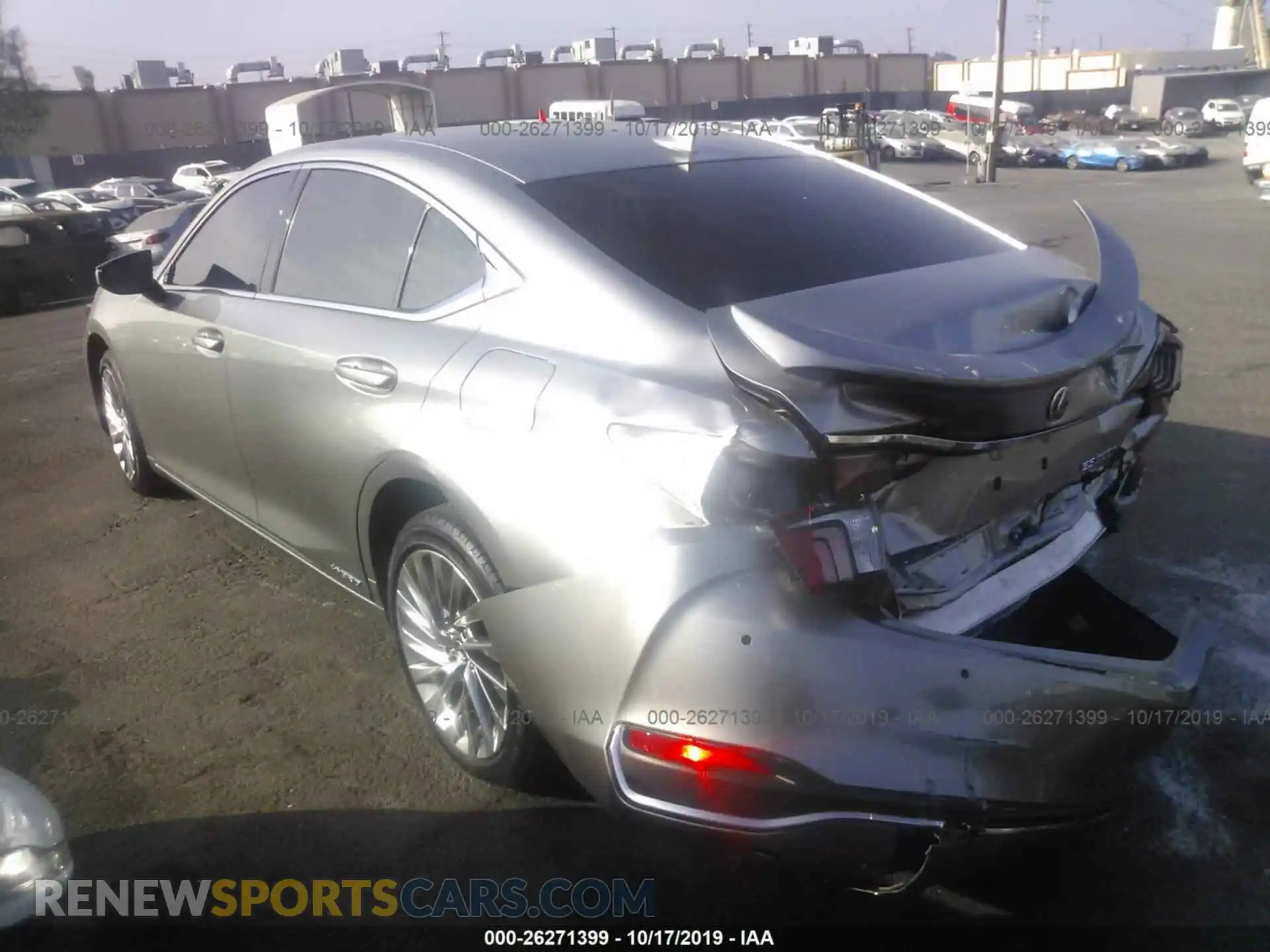 3 Фотография поврежденного автомобиля JTHB21B19K2016430 LEXUS ES 2019