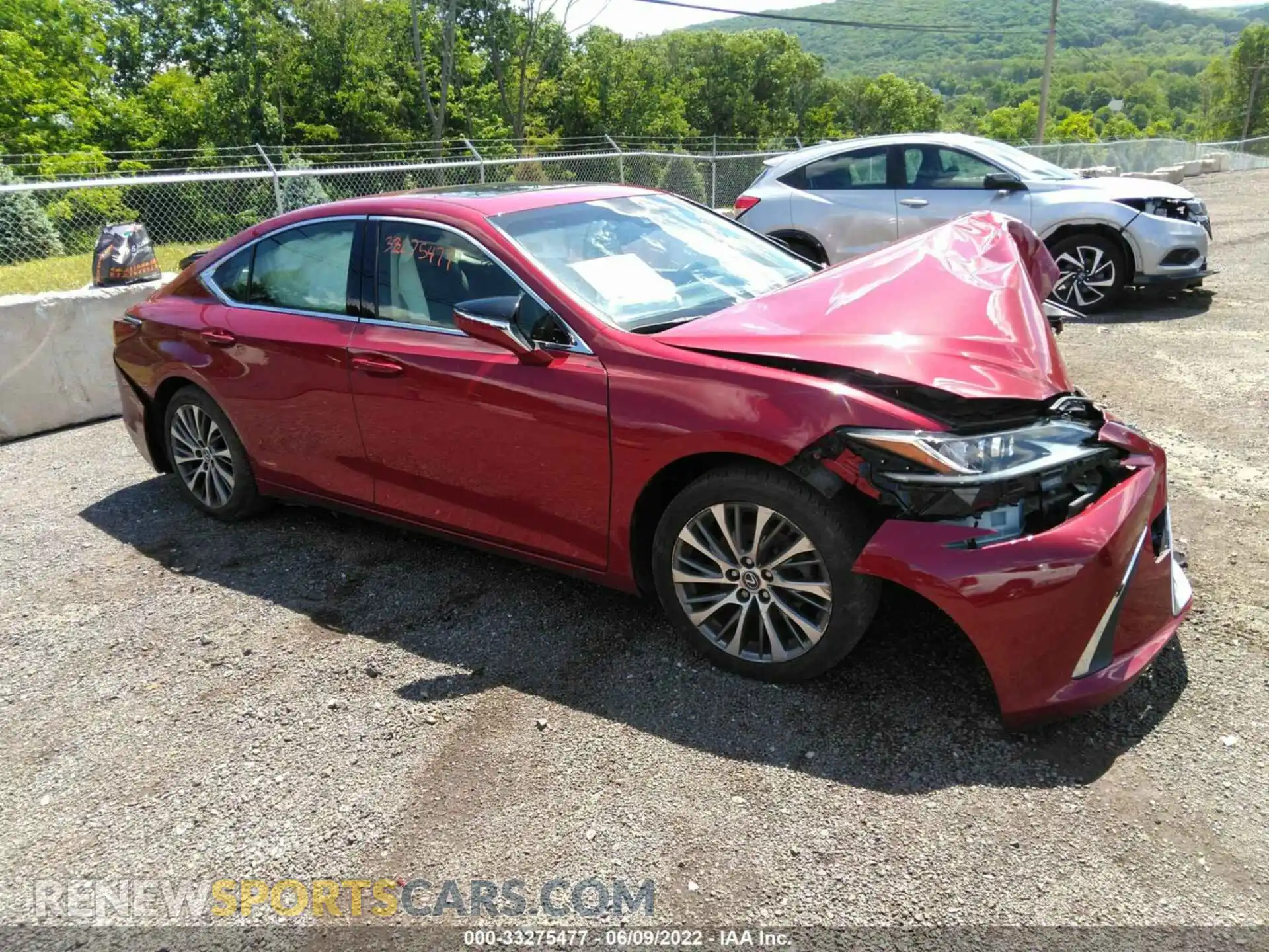 1 fotografías del automóvil dañado JTHBZ1B10K2001925 LEXUS ES 2019