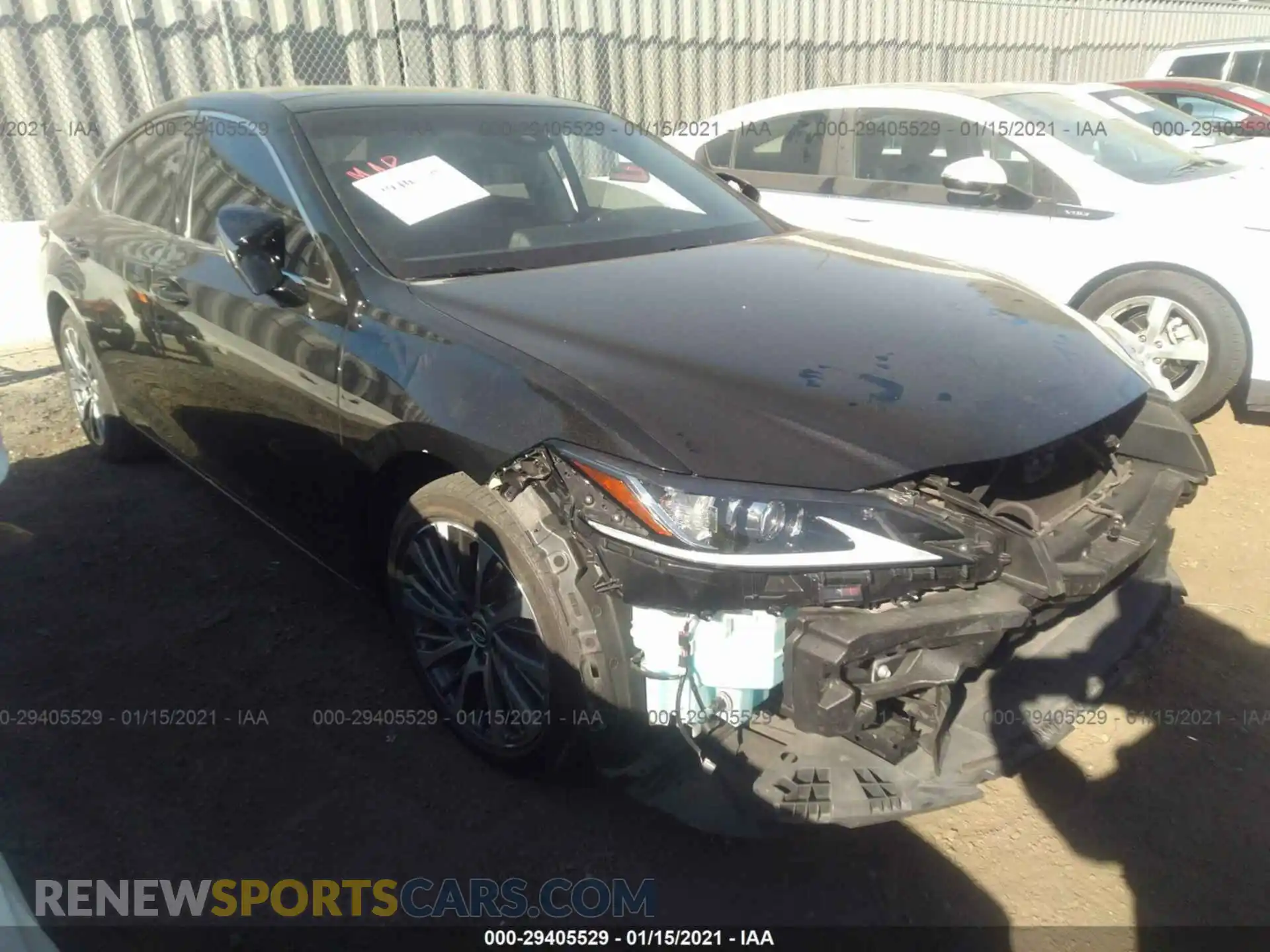 1 Photograph of a damaged car JTHBZ1B12K2005040 LEXUS ES 2019