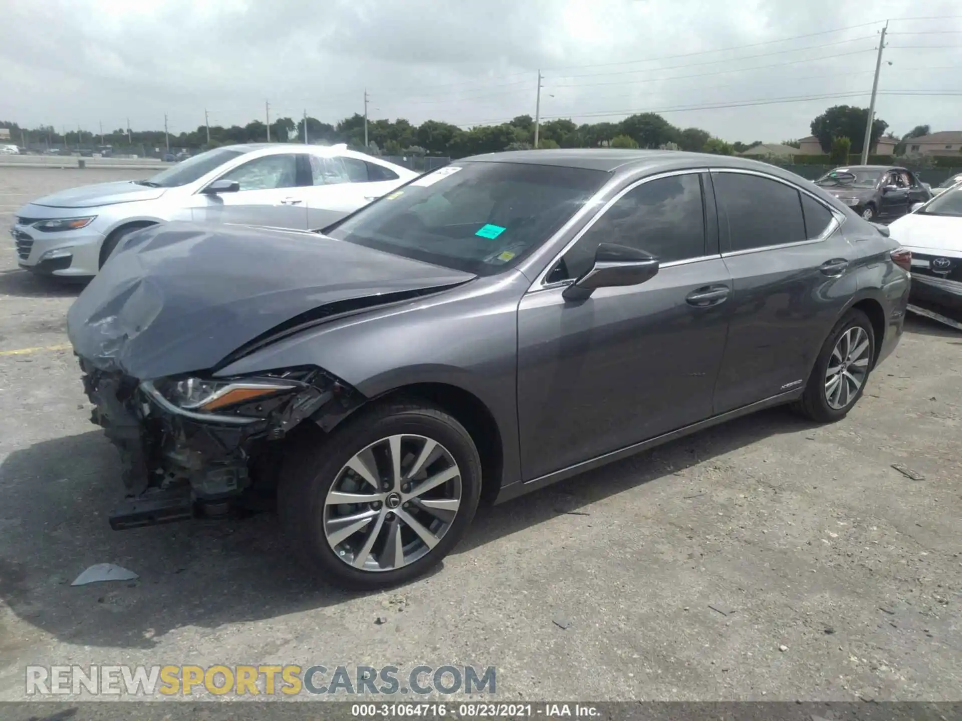 2 Photograph of a damaged car 58AC21B13LU008212 LEXUS ES 2020
