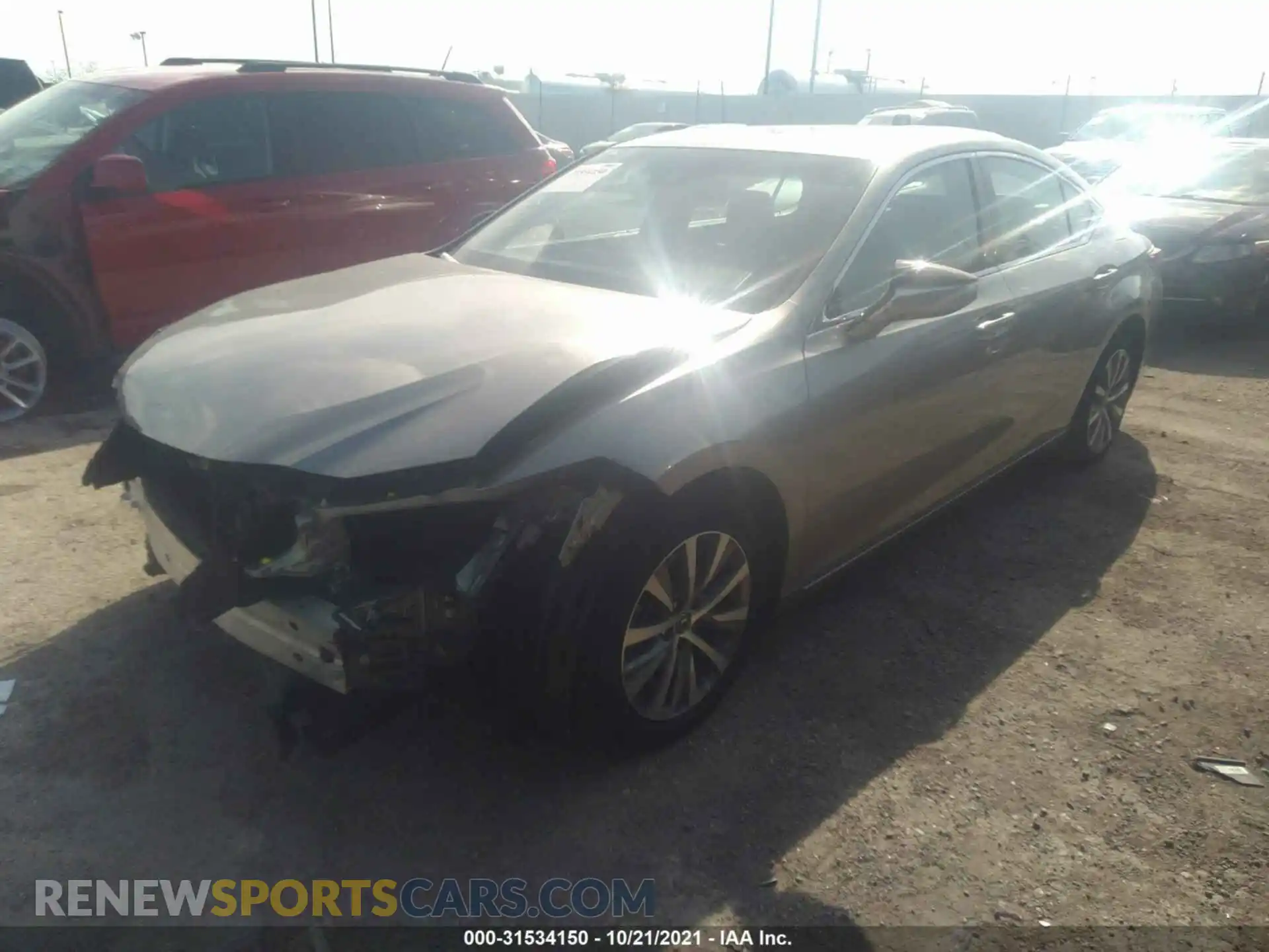 2 Photograph of a damaged car 58ACZ1B16LU067153 LEXUS ES 2020