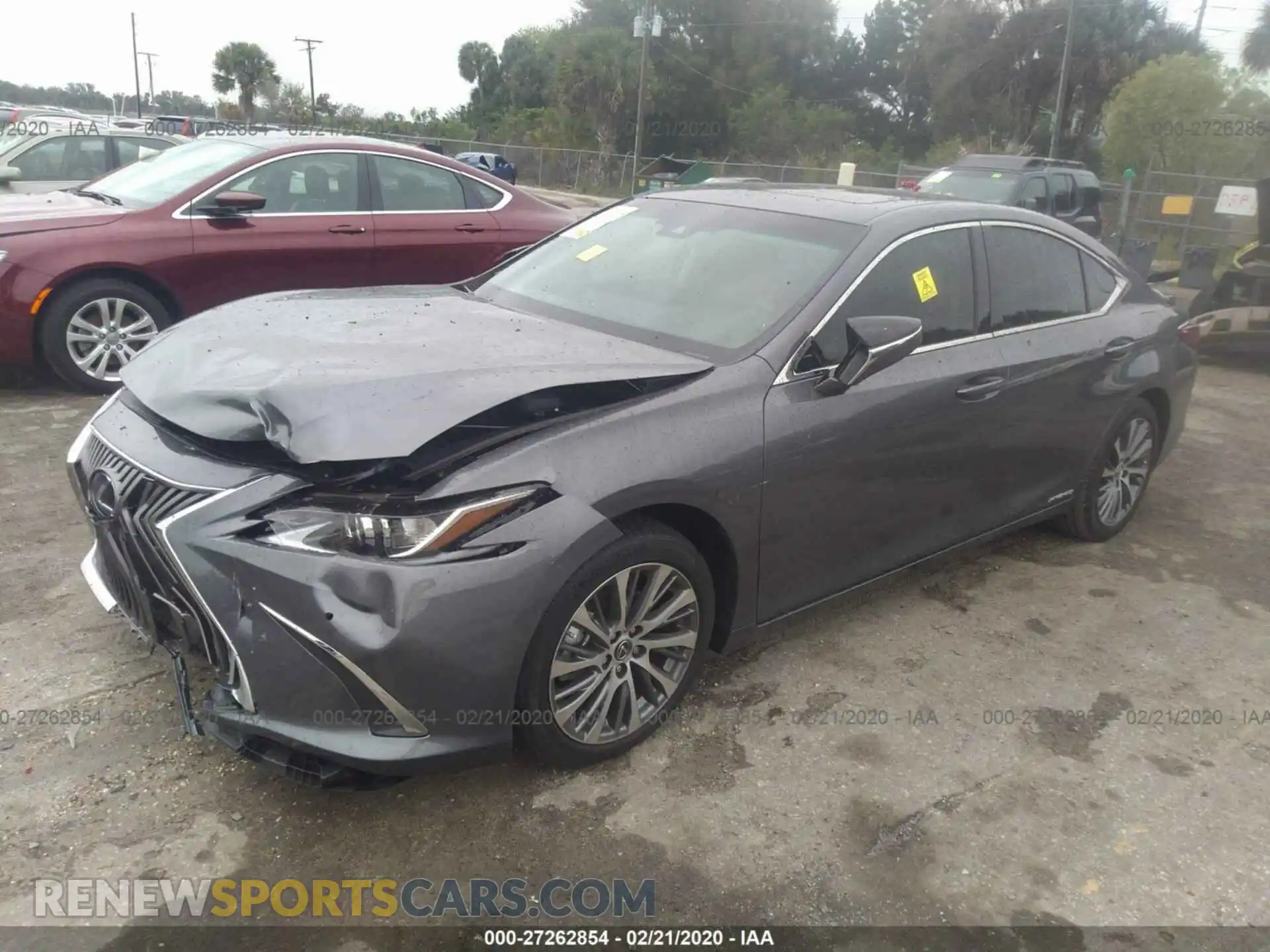 2 Photograph of a damaged car 58AD21B14LU007137 LEXUS ES 2020