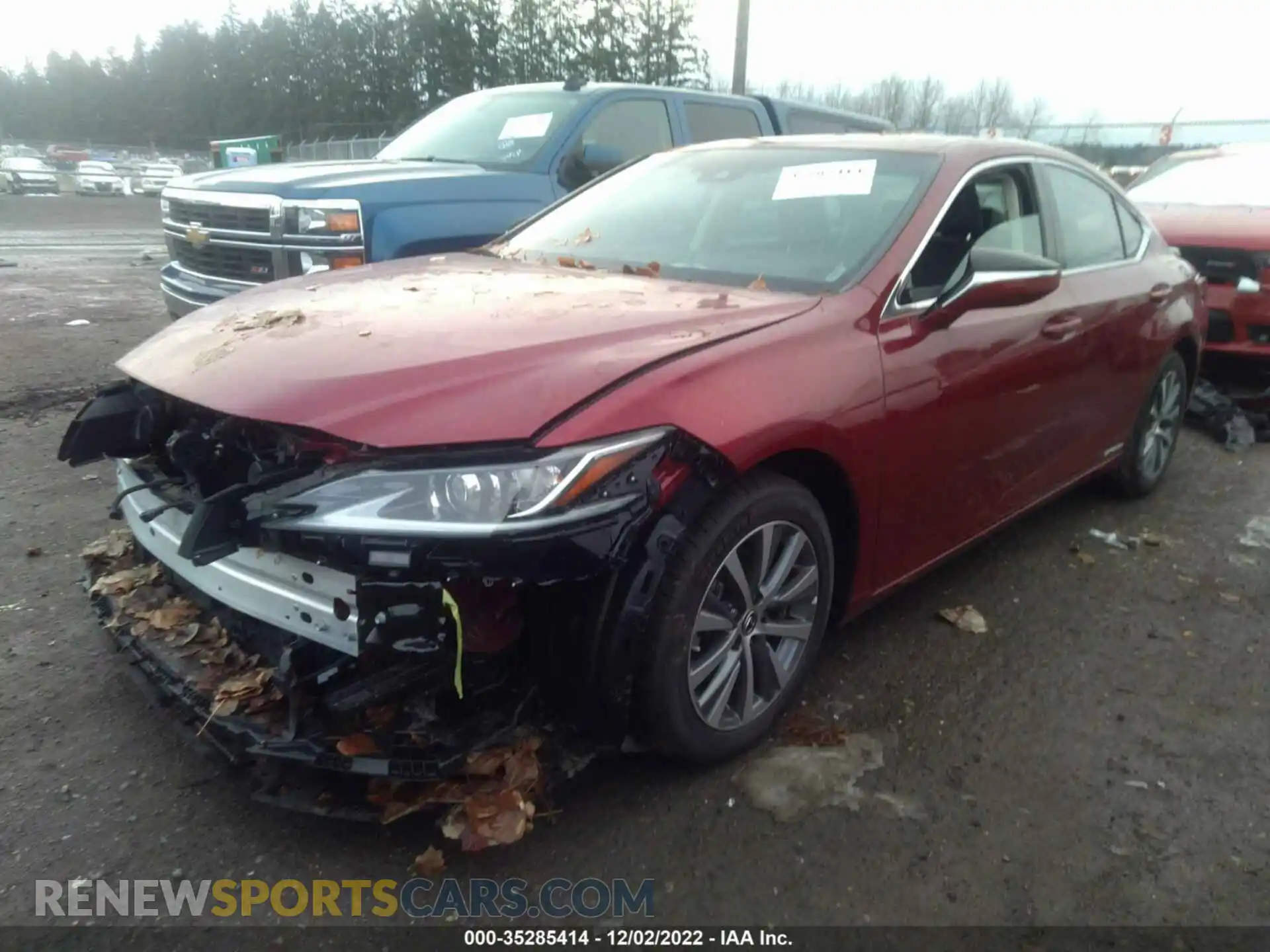 2 Photograph of a damaged car 58AD21B16LU004966 LEXUS ES 2020