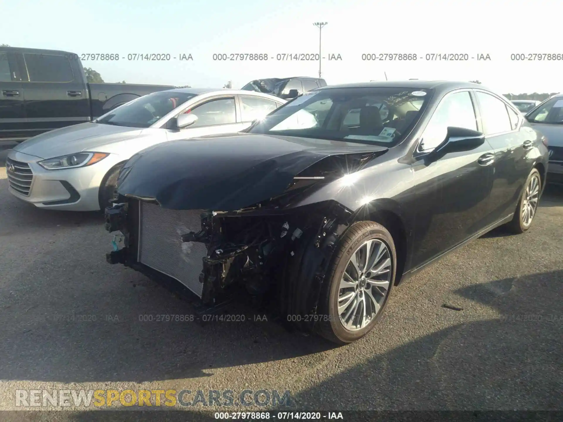 2 Photograph of a damaged car 58ADZ1B10LU072739 LEXUS ES 2020