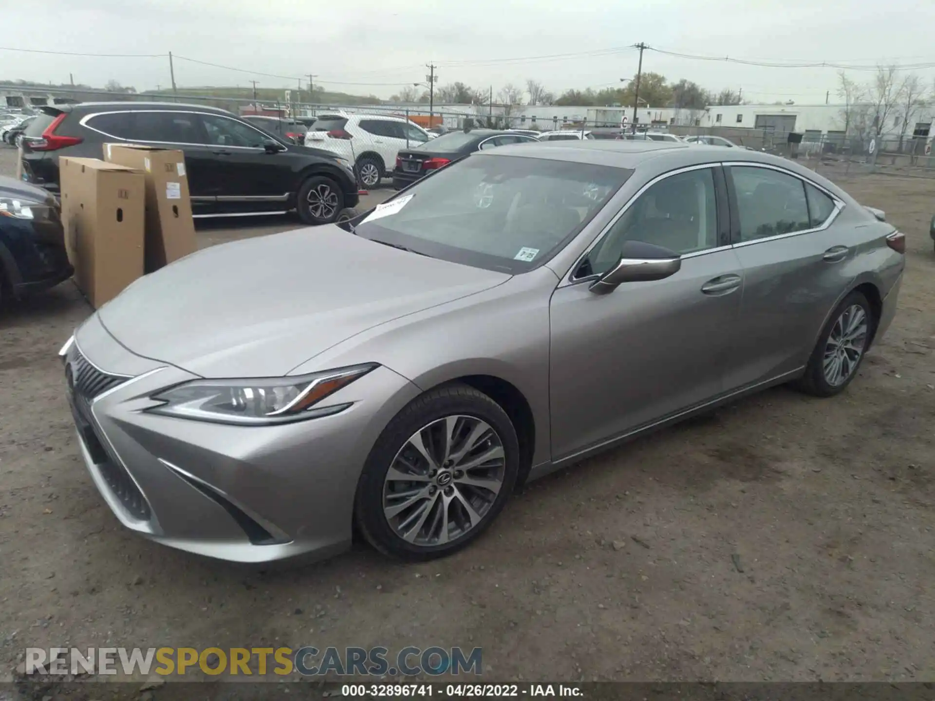 2 Photograph of a damaged car 58ADZ1B10LU076788 LEXUS ES 2020