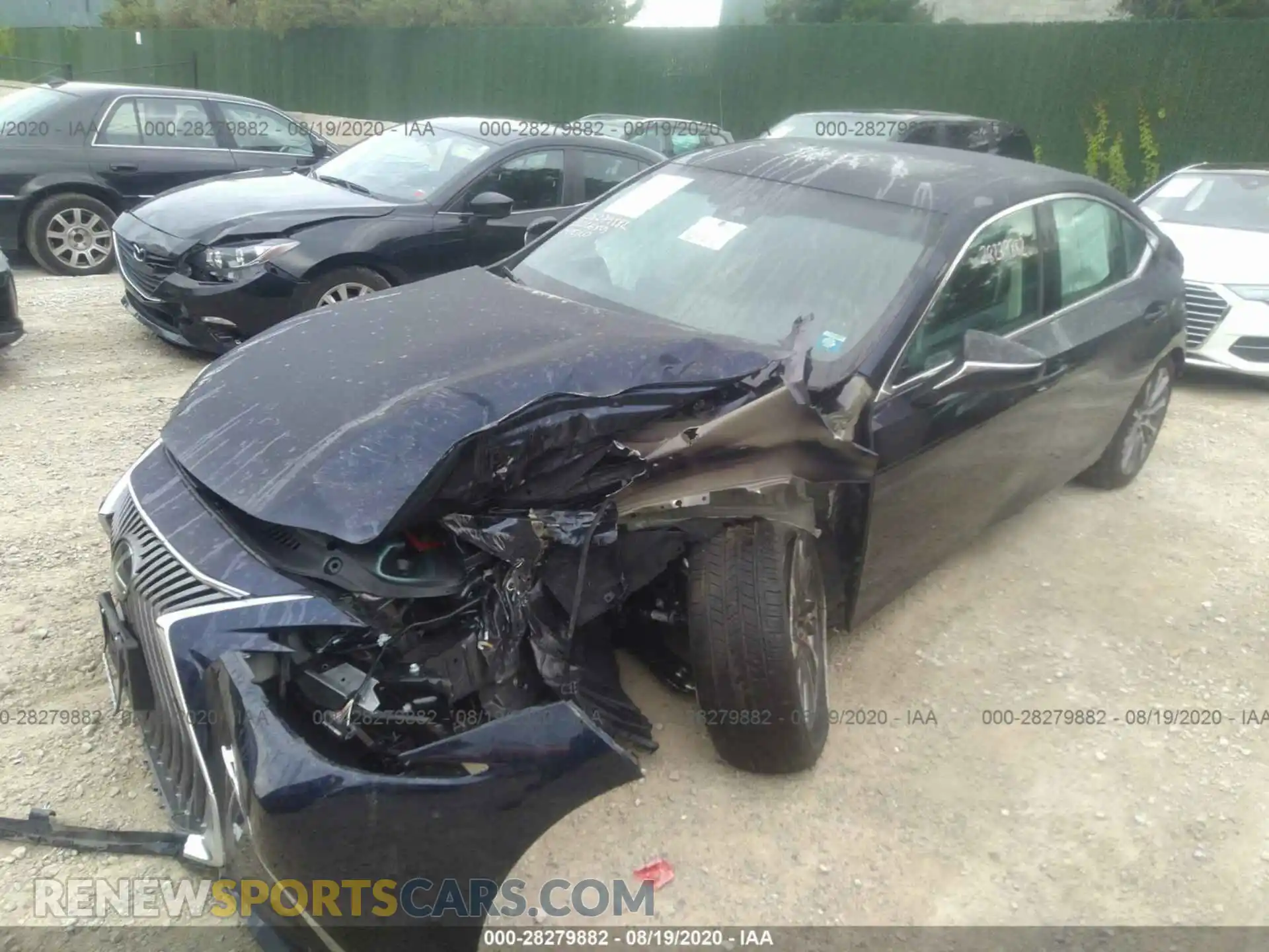 2 Photograph of a damaged car 58ADZ1B14LU065325 LEXUS ES 2020