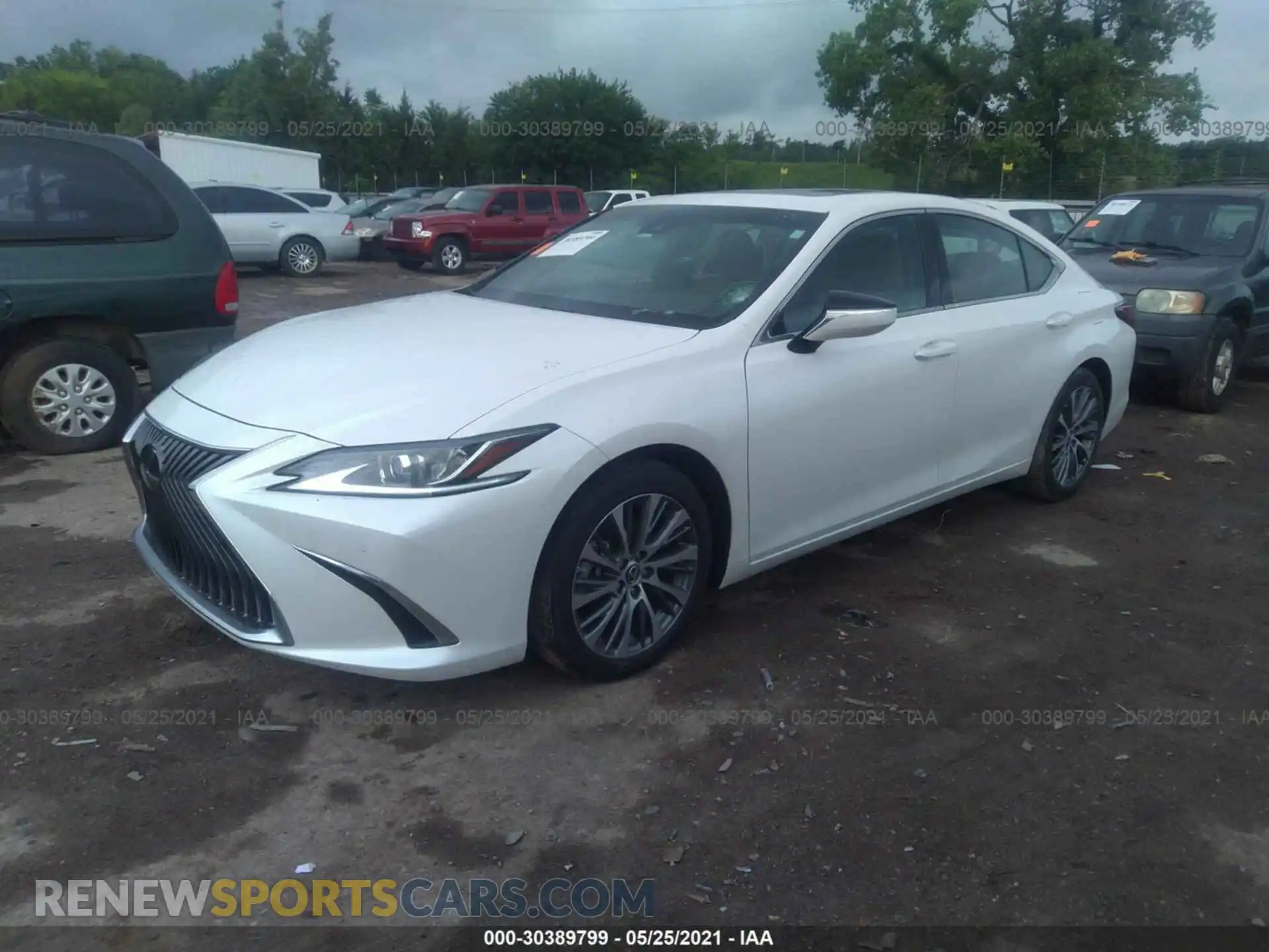 2 Photograph of a damaged car 58ADZ1B14LU079046 LEXUS ES 2020