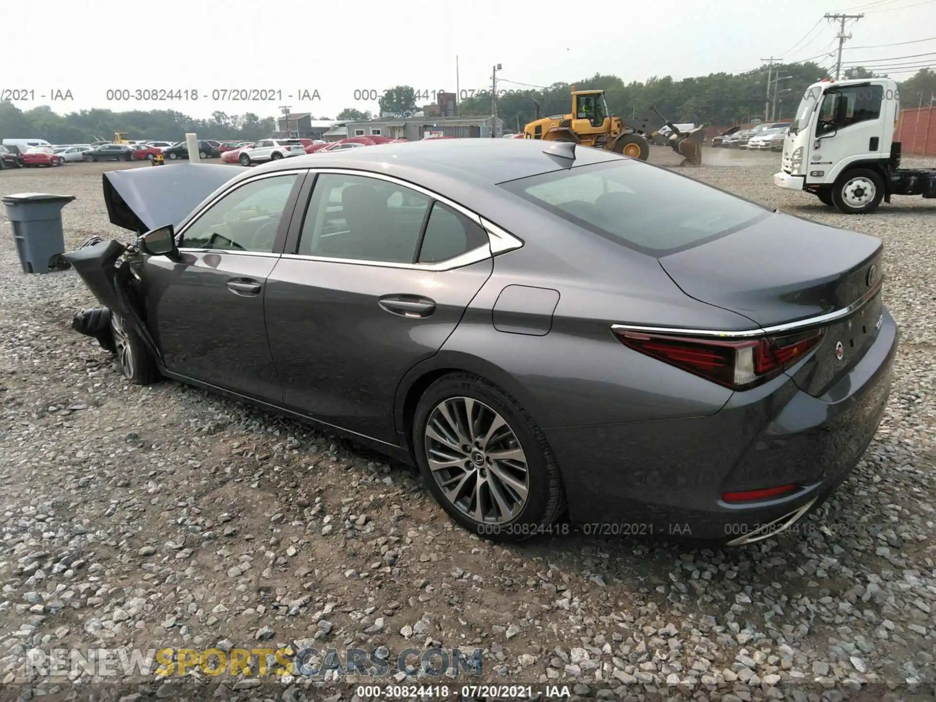 3 Photograph of a damaged car 58ADZ1B16LU057422 LEXUS ES 2020