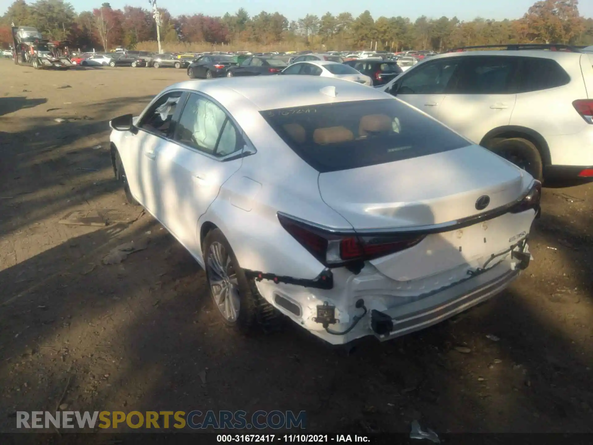 3 Photograph of a damaged car 58ADZ1B16LU064628 LEXUS ES 2020