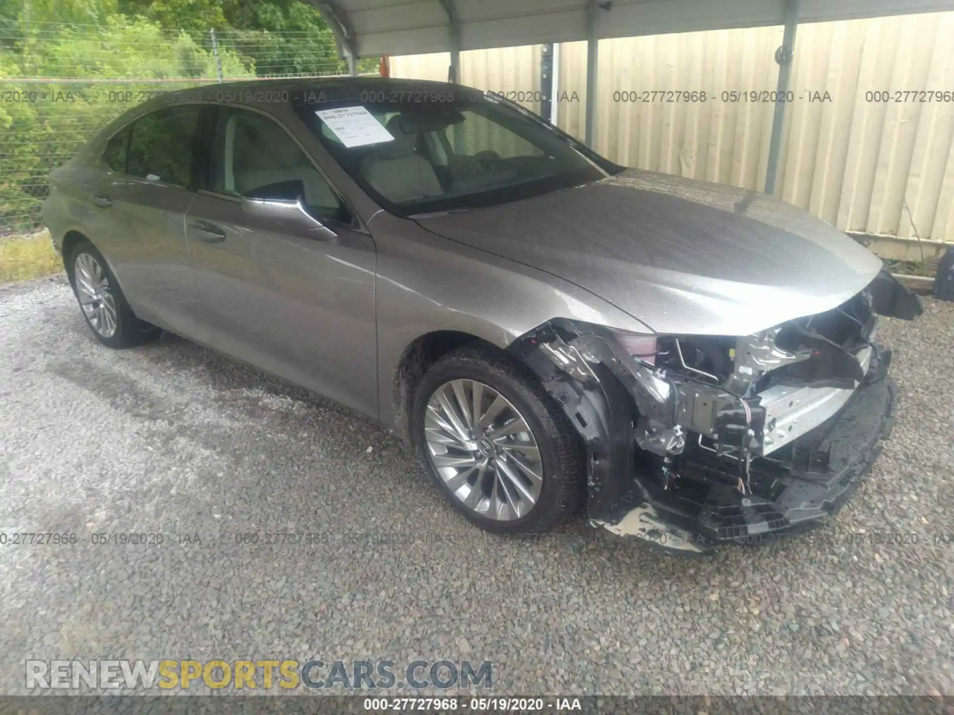 1 Photograph of a damaged car 58AEZ1B11LU070583 LEXUS ES 2020