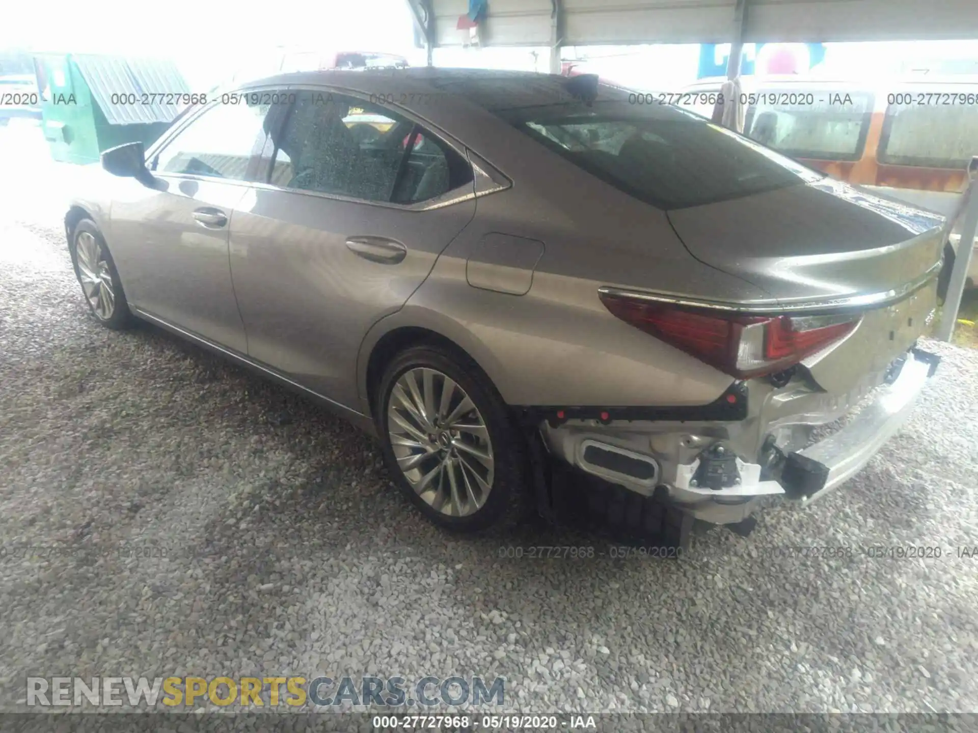 3 Photograph of a damaged car 58AEZ1B11LU070583 LEXUS ES 2020