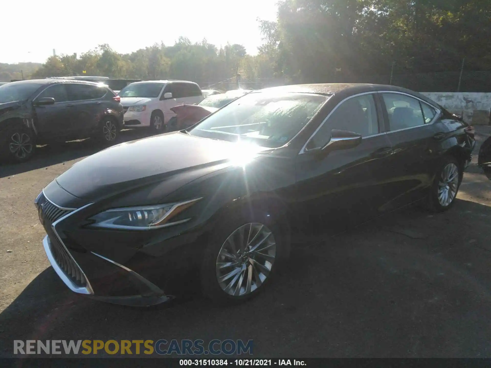 2 Photograph of a damaged car 58AEZ1B16LU059417 LEXUS ES 2020