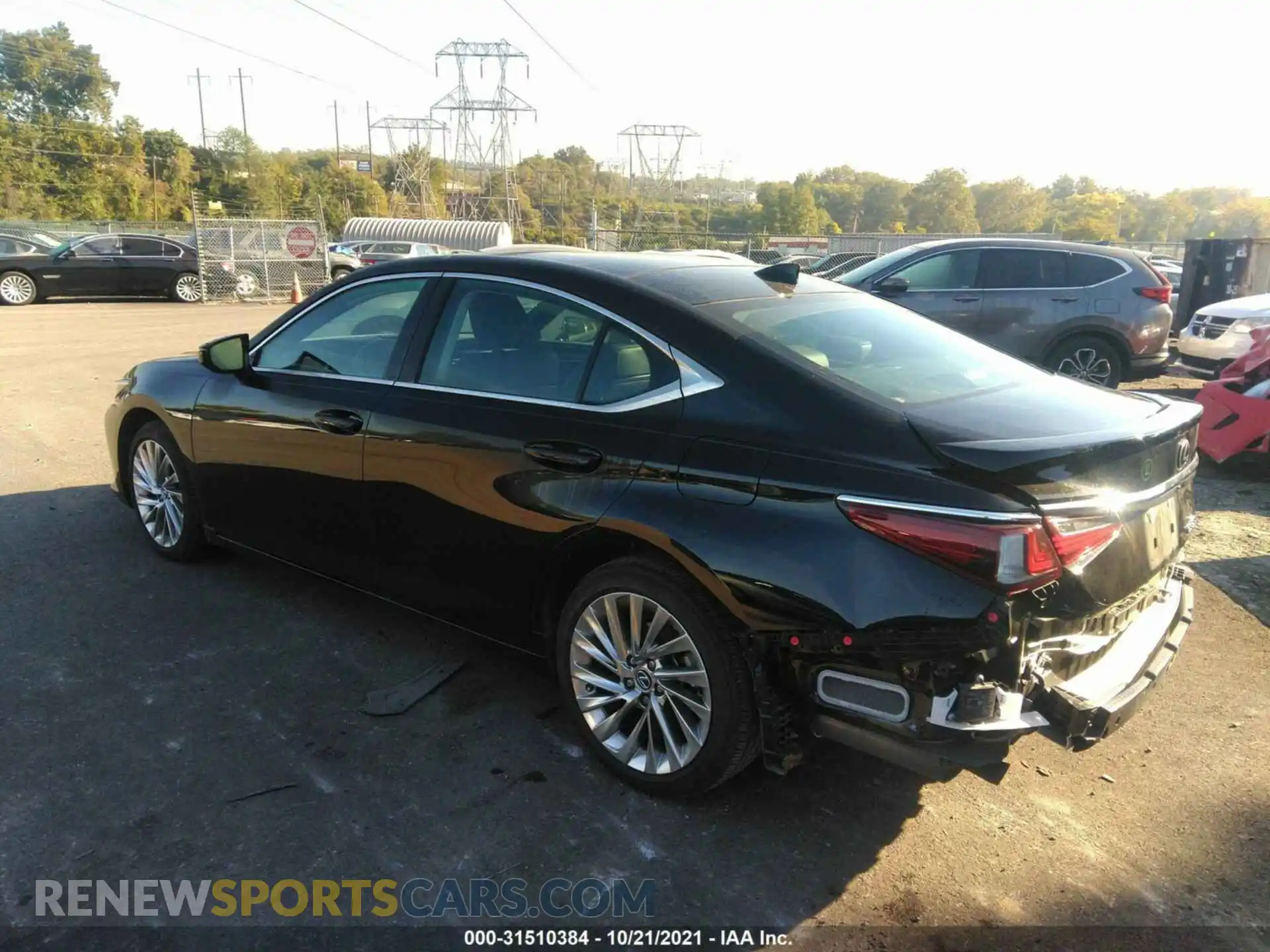 3 Photograph of a damaged car 58AEZ1B16LU059417 LEXUS ES 2020