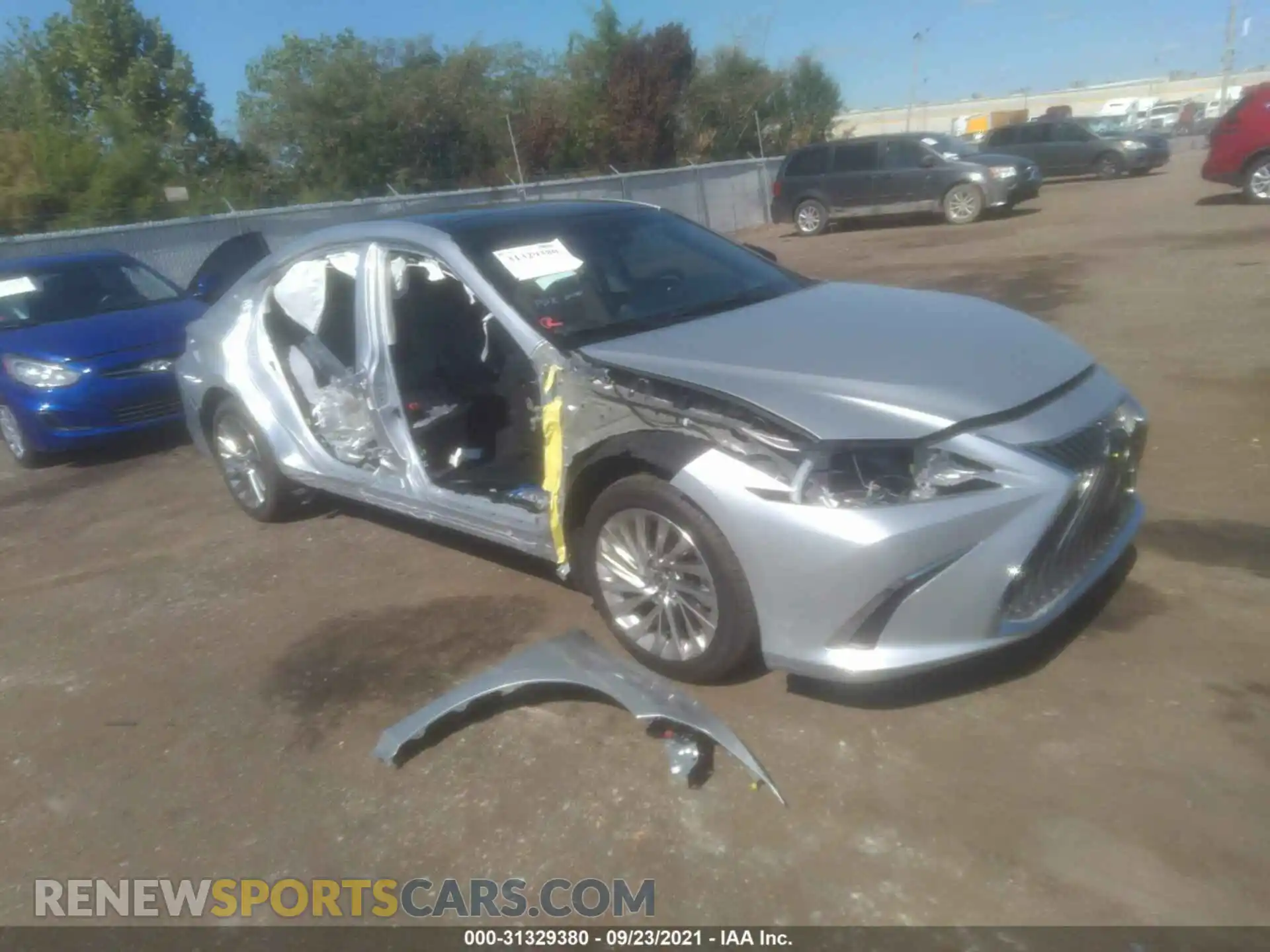 1 Photograph of a damaged car 58AFZ1B12LU074369 LEXUS ES 2020