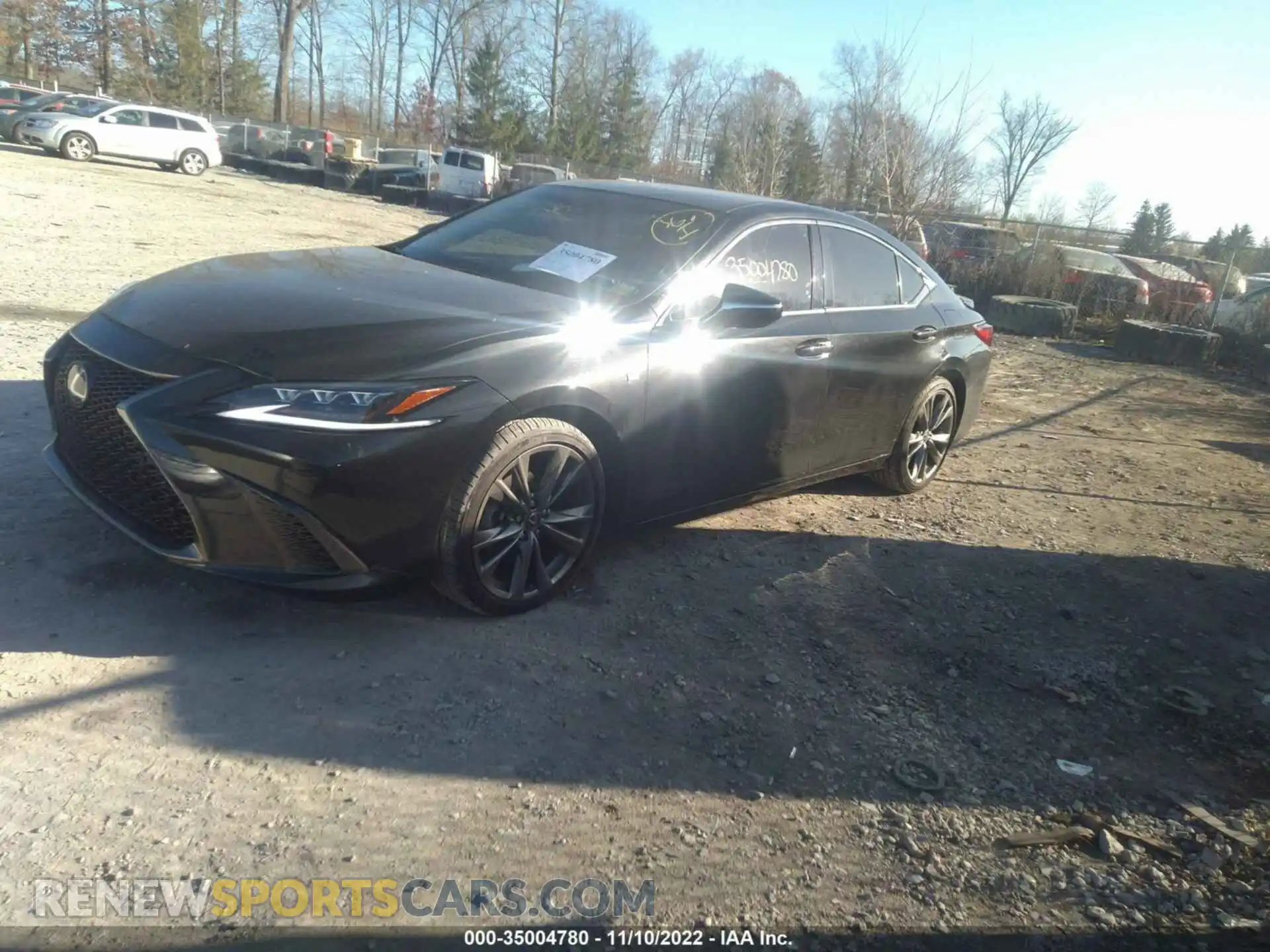2 Photograph of a damaged car 58AGZ1B13LU053681 LEXUS ES 2020