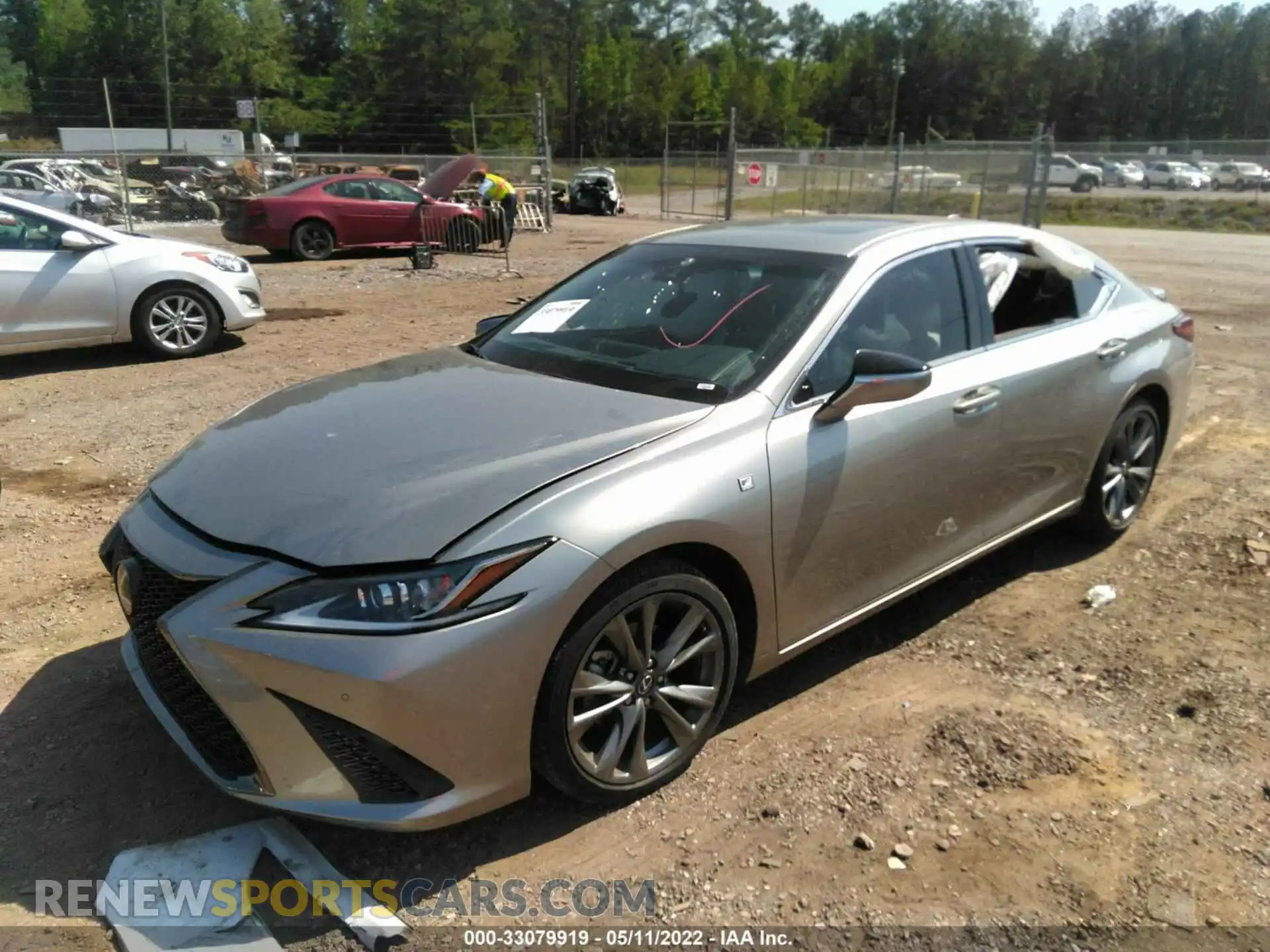 2 Photograph of a damaged car 58AGZ1B15LU081966 LEXUS ES 2020