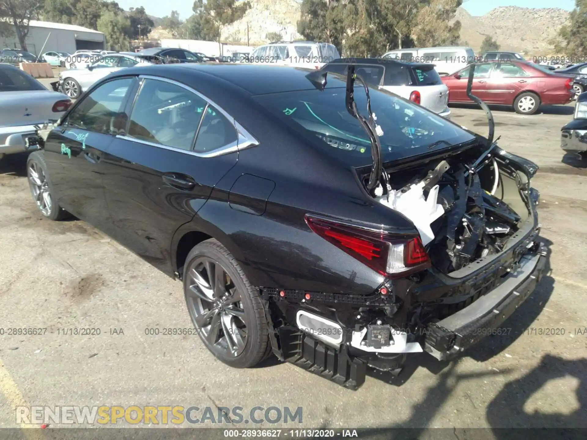 3 Photograph of a damaged car 58AGZ1B19LU080996 LEXUS ES 2020
