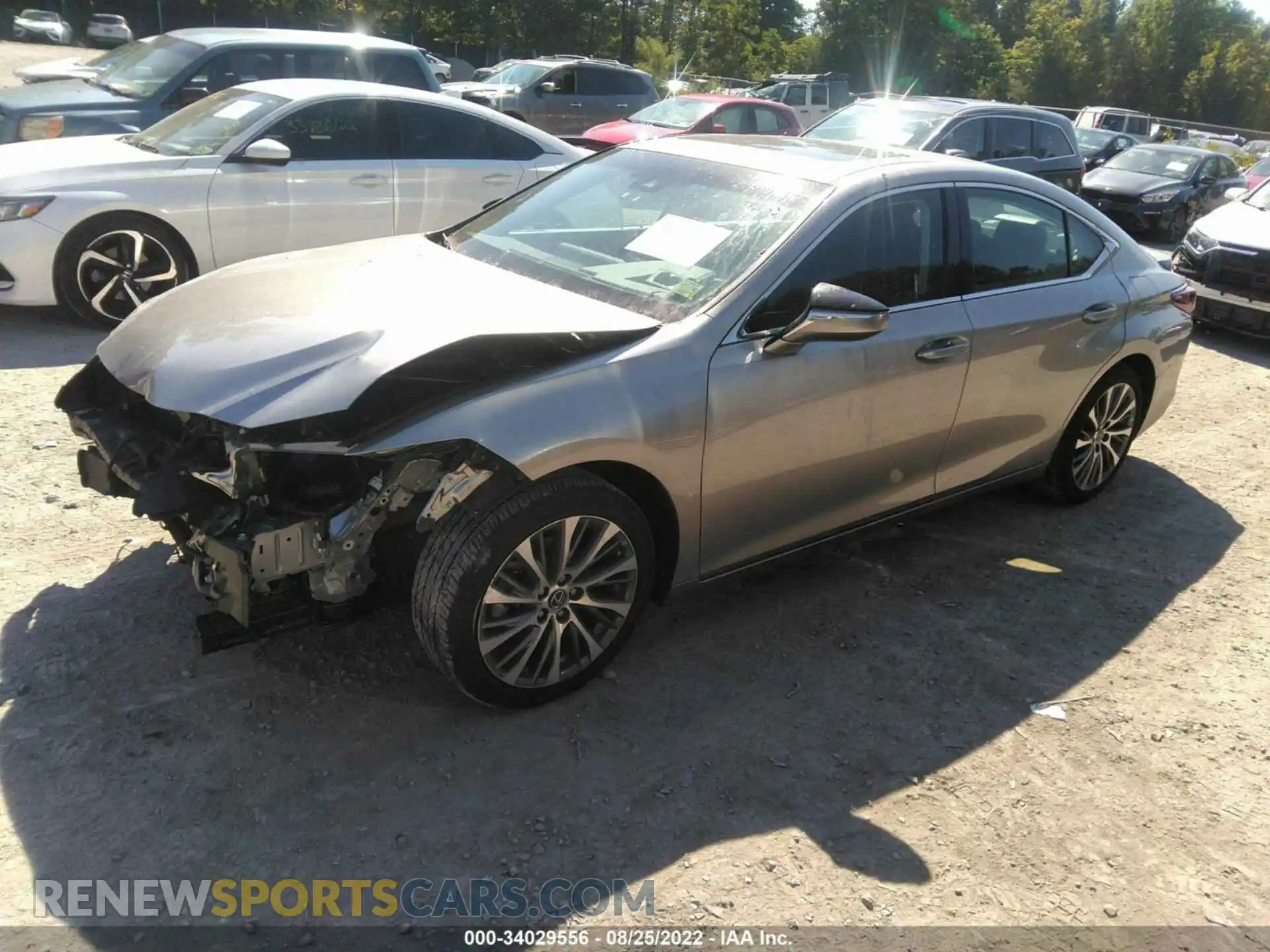 2 Фотография поврежденного автомобиля 58AD11D1XMU004583 LEXUS ES 2021