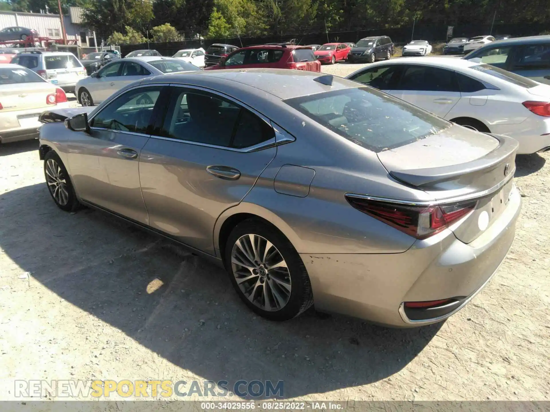 3 Фотография поврежденного автомобиля 58AD11D1XMU004583 LEXUS ES 2021