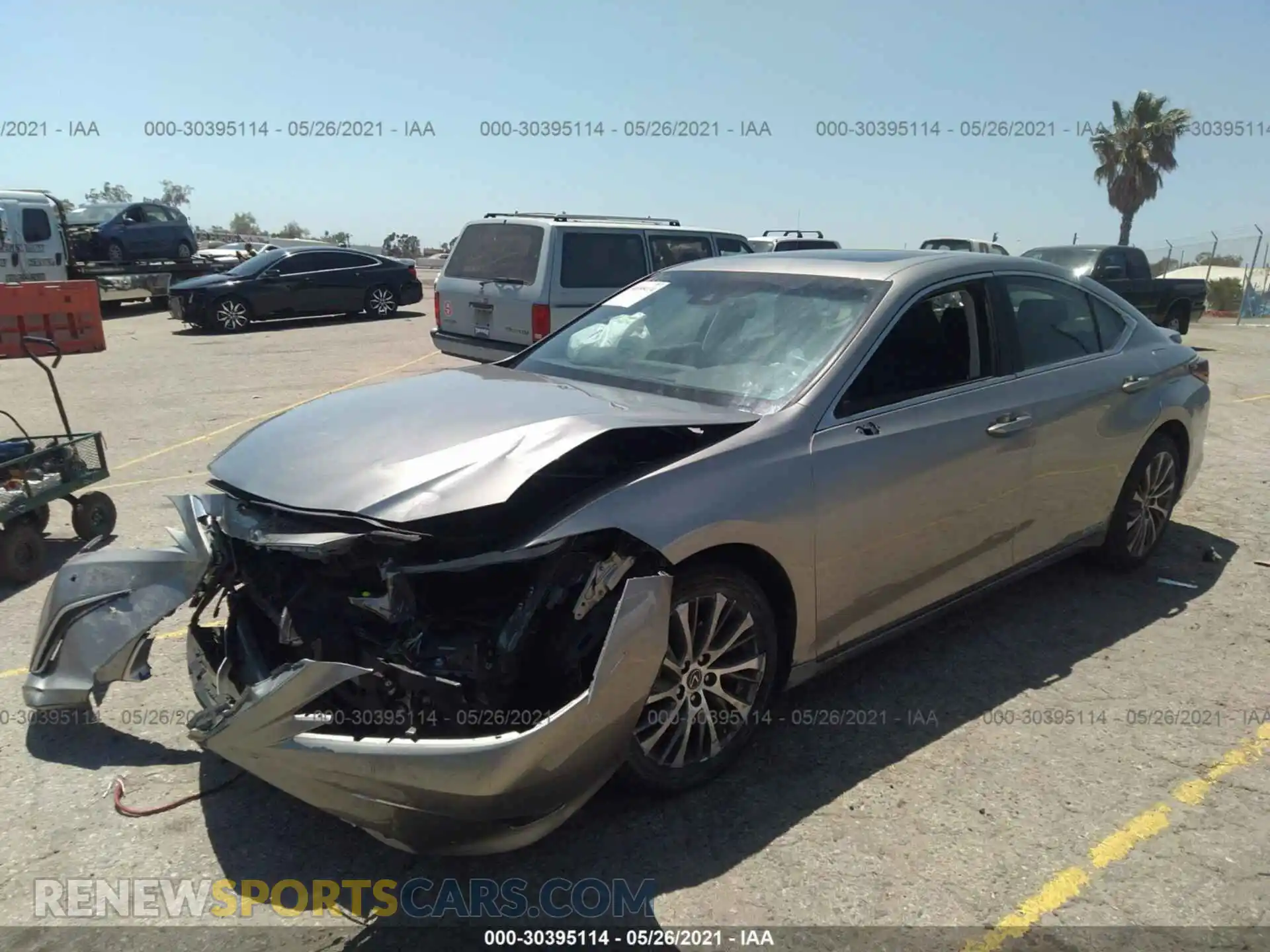 2 Photograph of a damaged car 58ADA1C13MU001641 LEXUS ES 2021